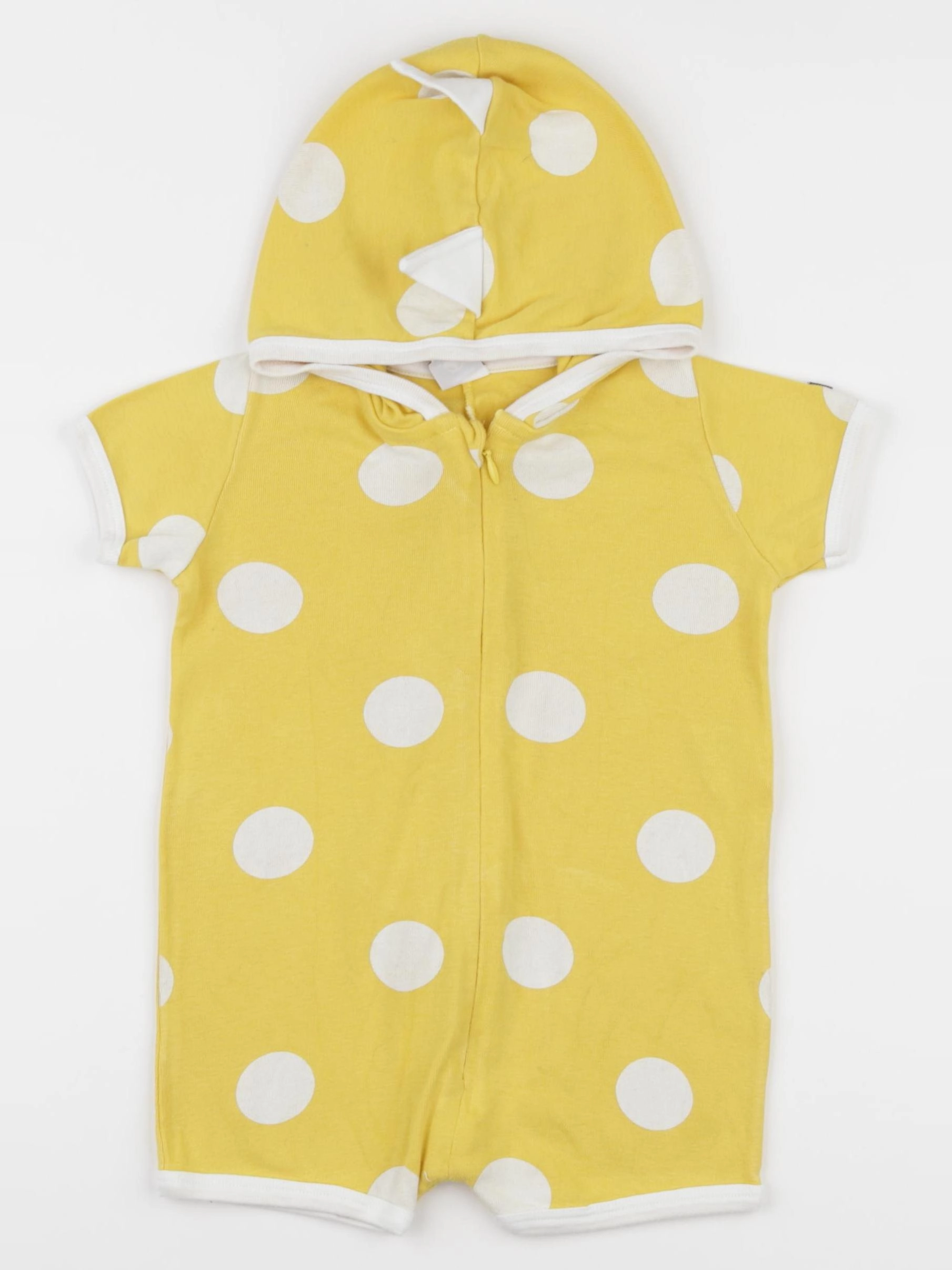 Petit Bateau - pyjama coton jaune - 12 mois