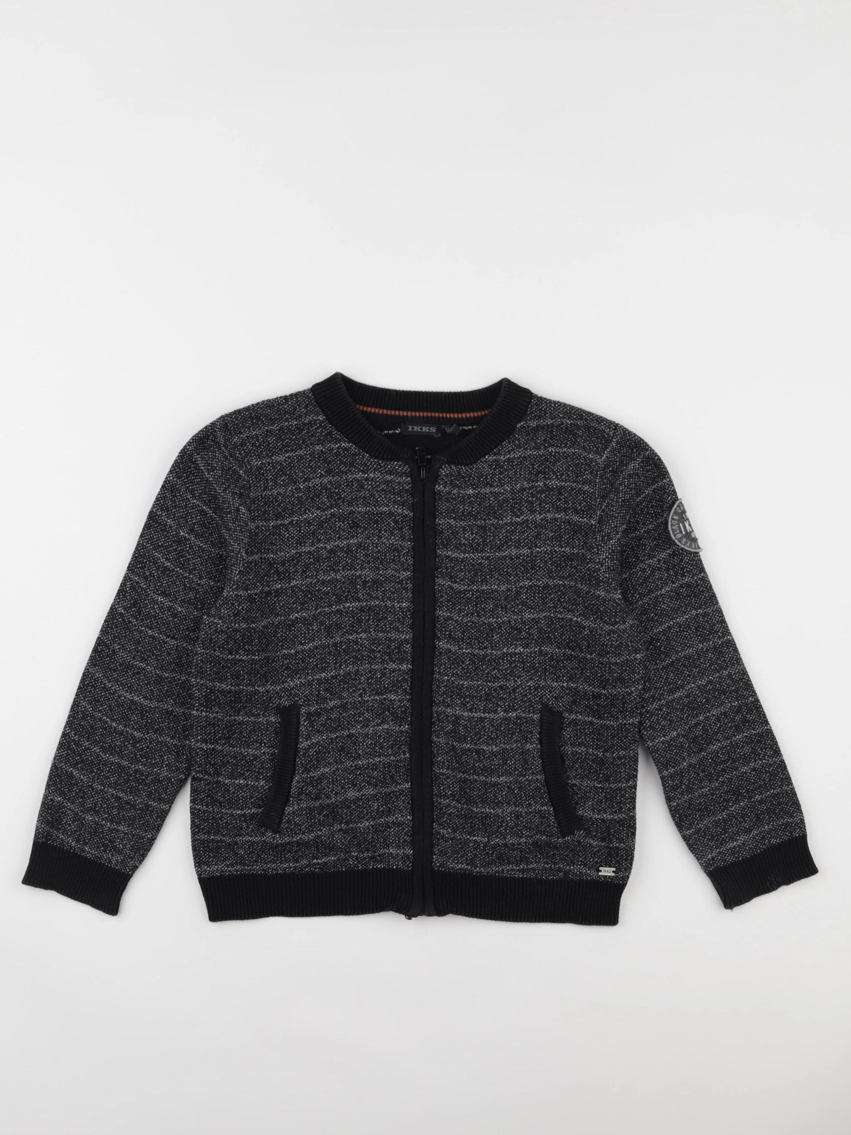 IKKS - gilet noir, gris - 5 ans