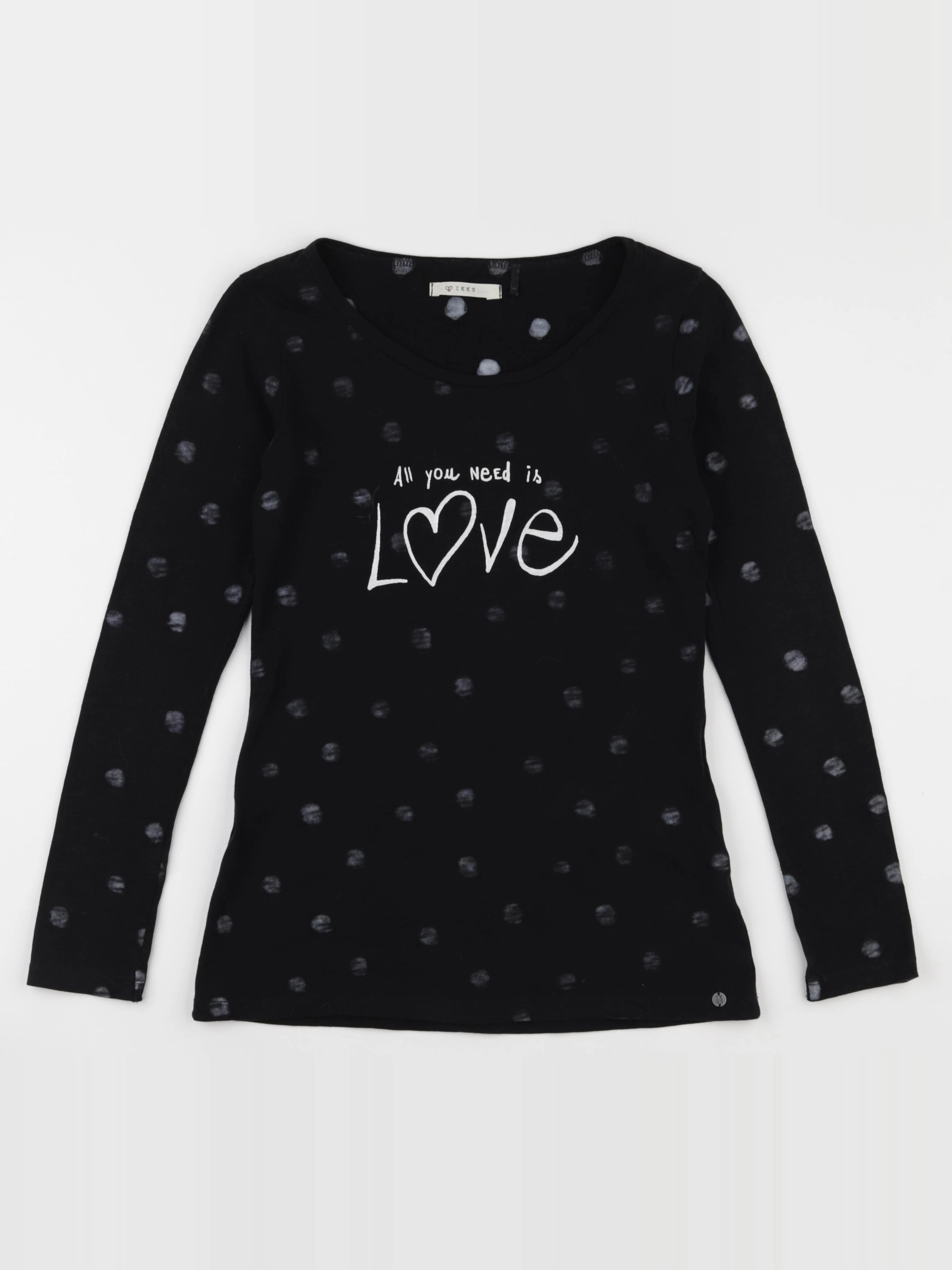 IKKS - tee-shirt noir - 12 ans