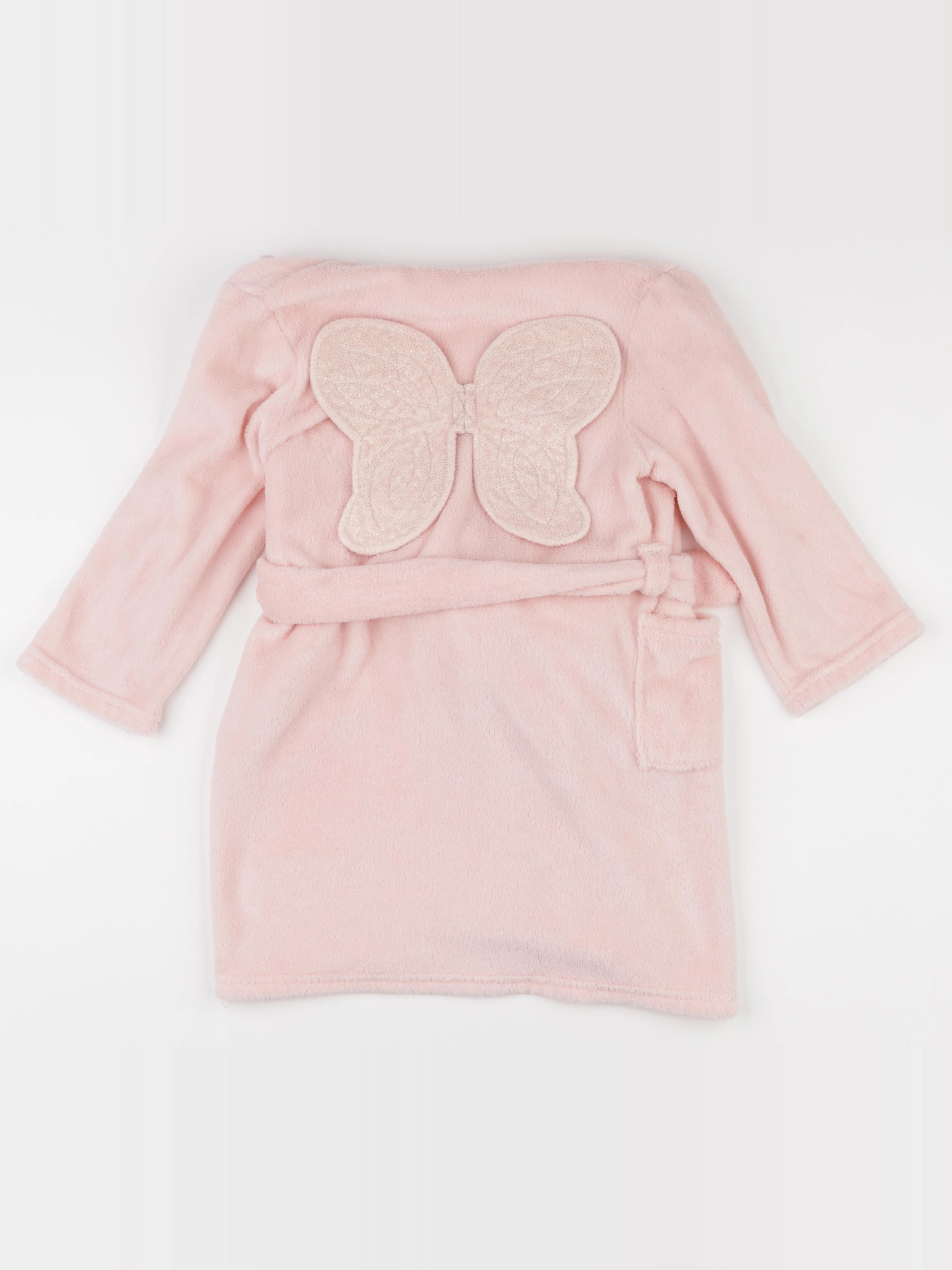 H&M - robe de chambre rose - 4/6 ans