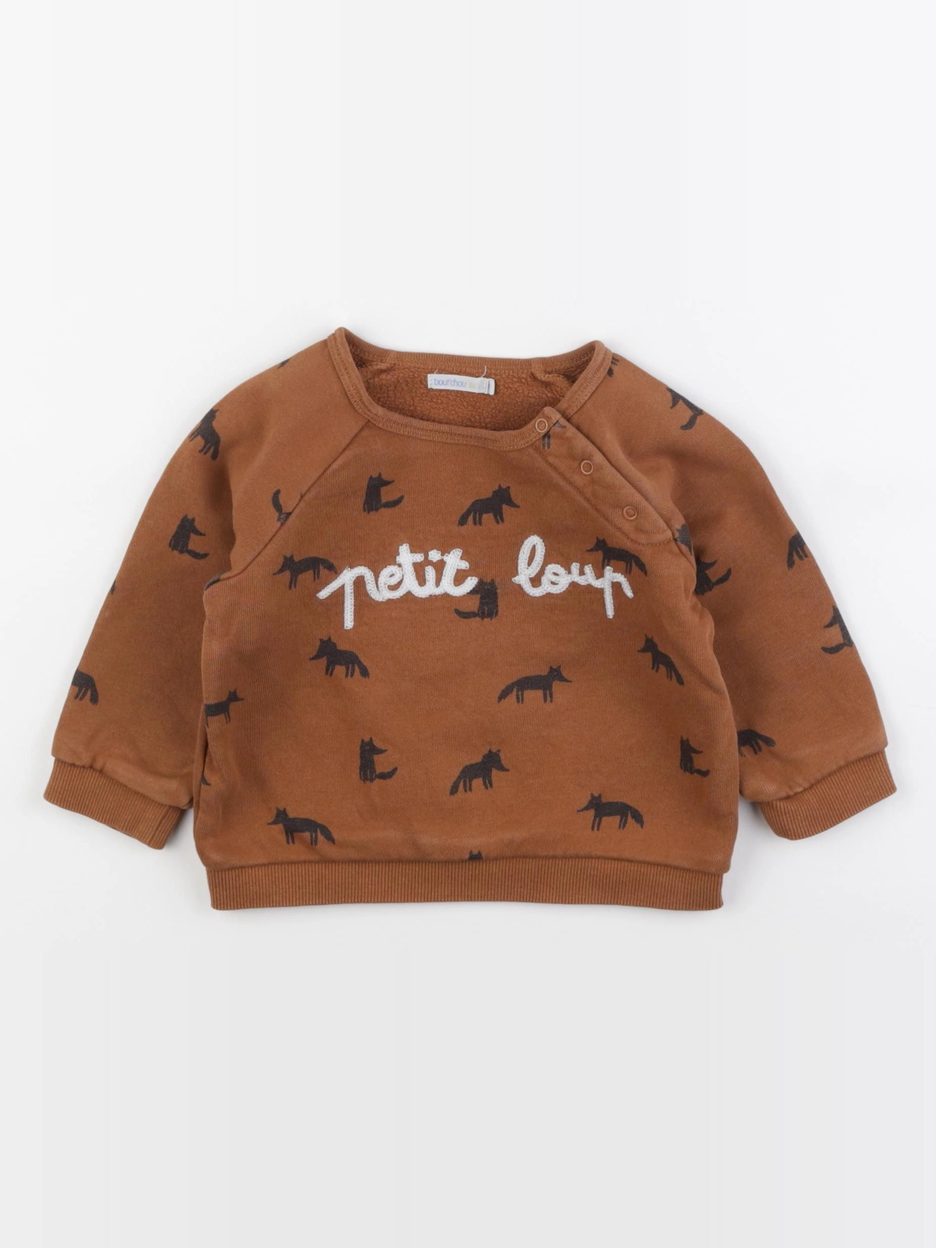 Boutchou - sweat marron - 24 mois