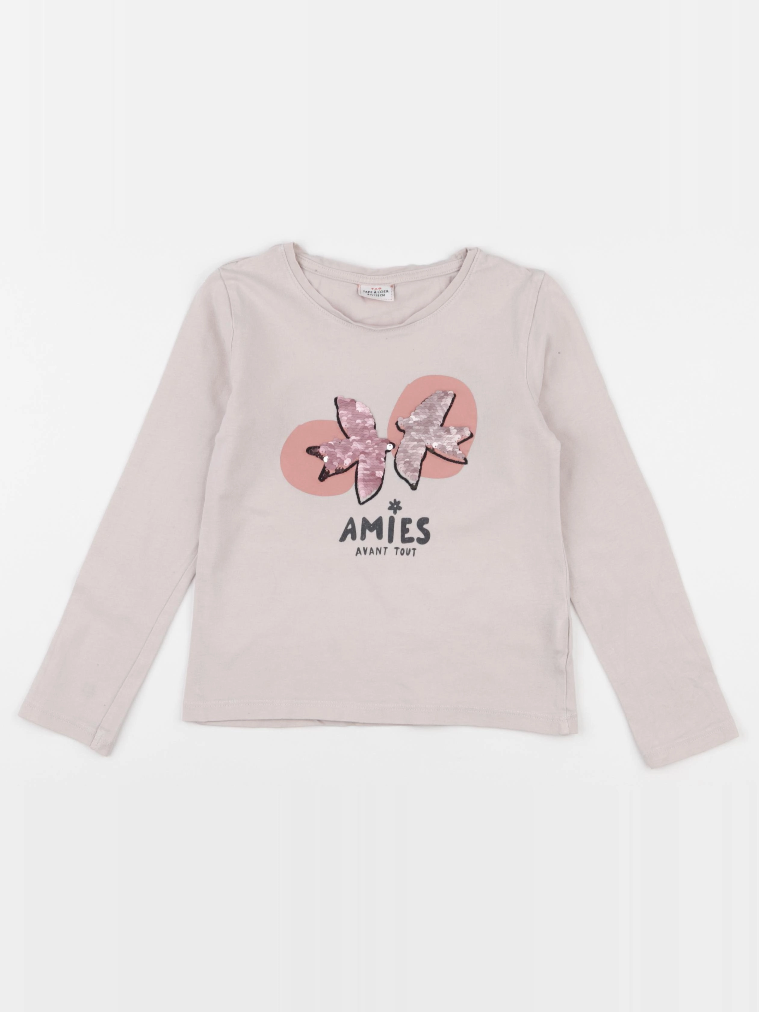 Tape à l'oeil - tee-shirt beige - 8 ans