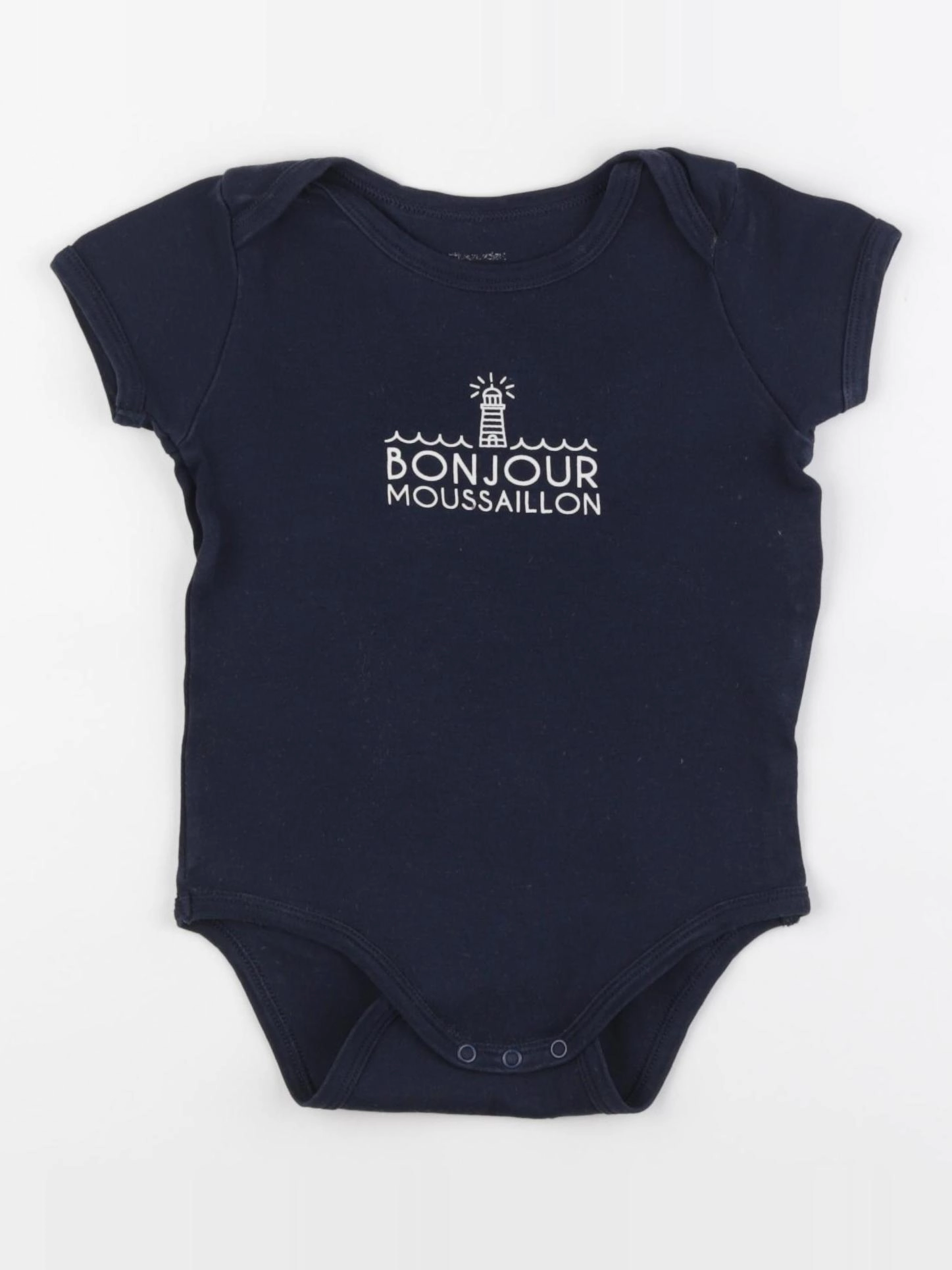 Vertbaudet - body bleu - 24 mois