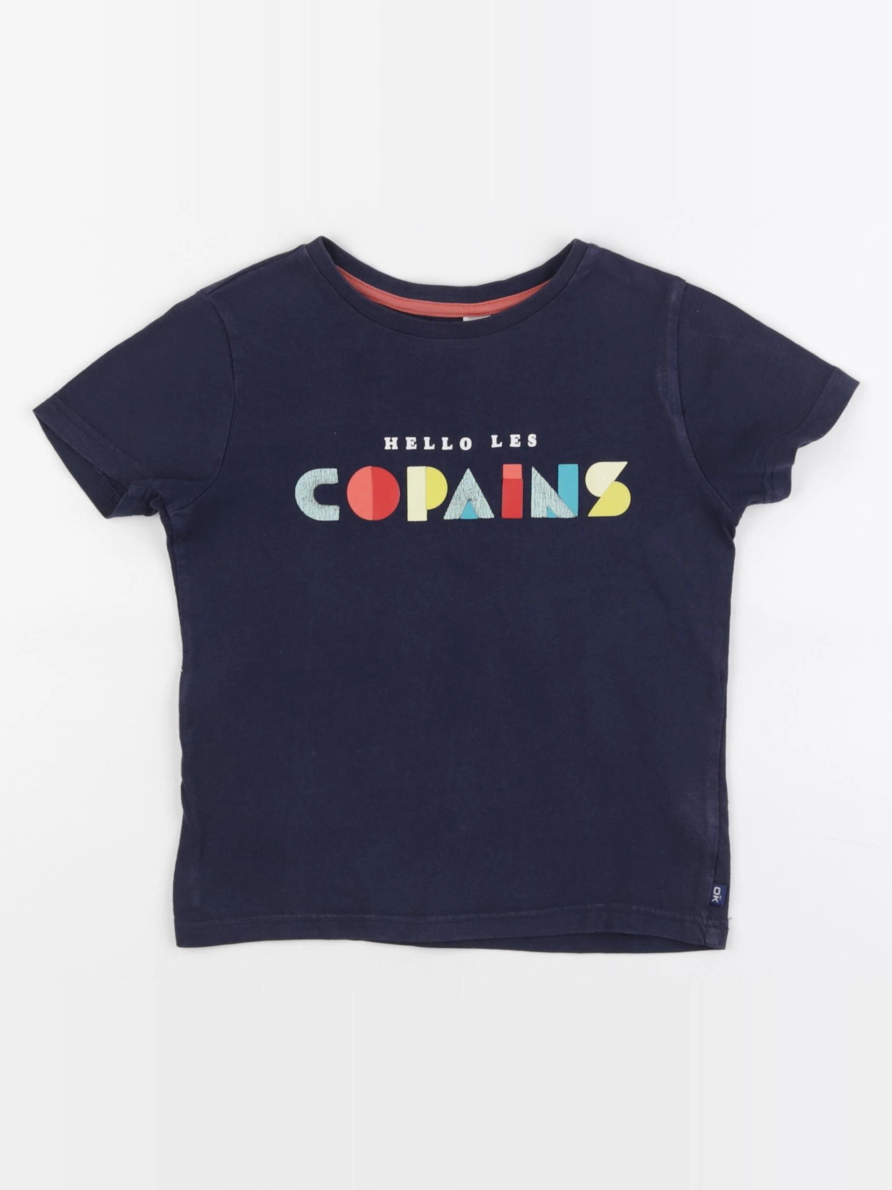 Okaidi - tee-shirt bleu - 4 ans