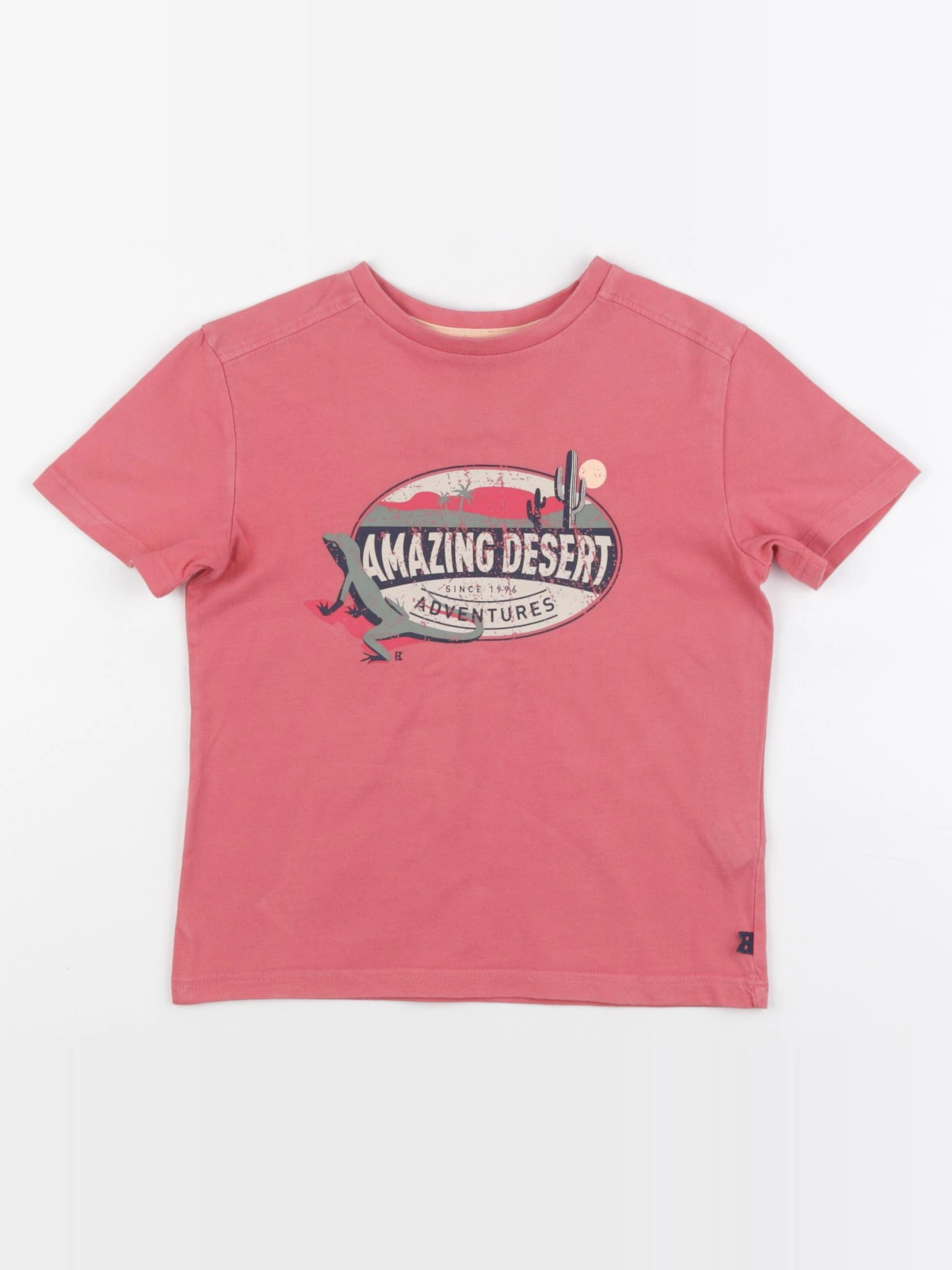 Okaidi - tee-shirt rose - 4 ans