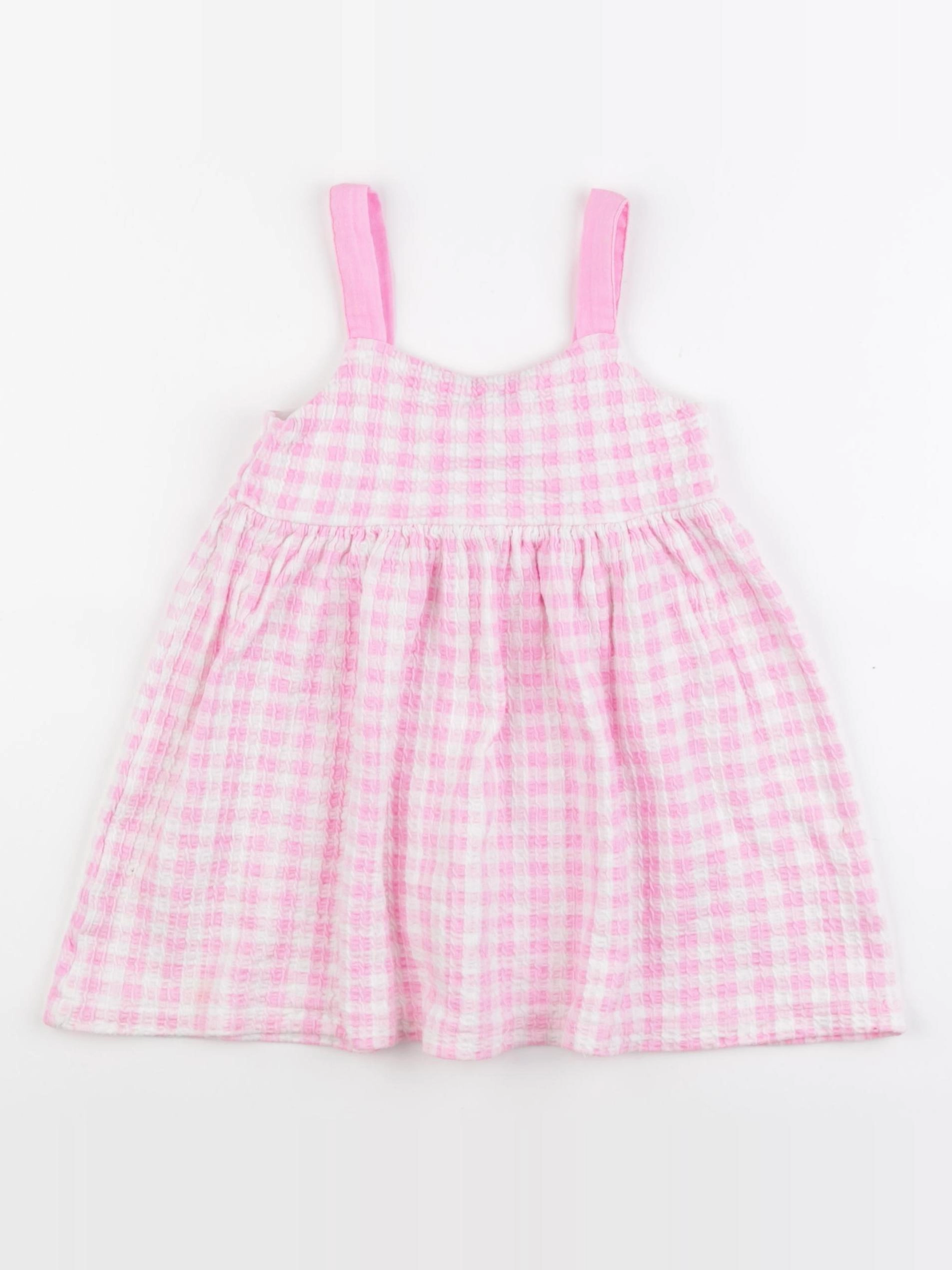 Zara - robe blanc, rose - 5 ans