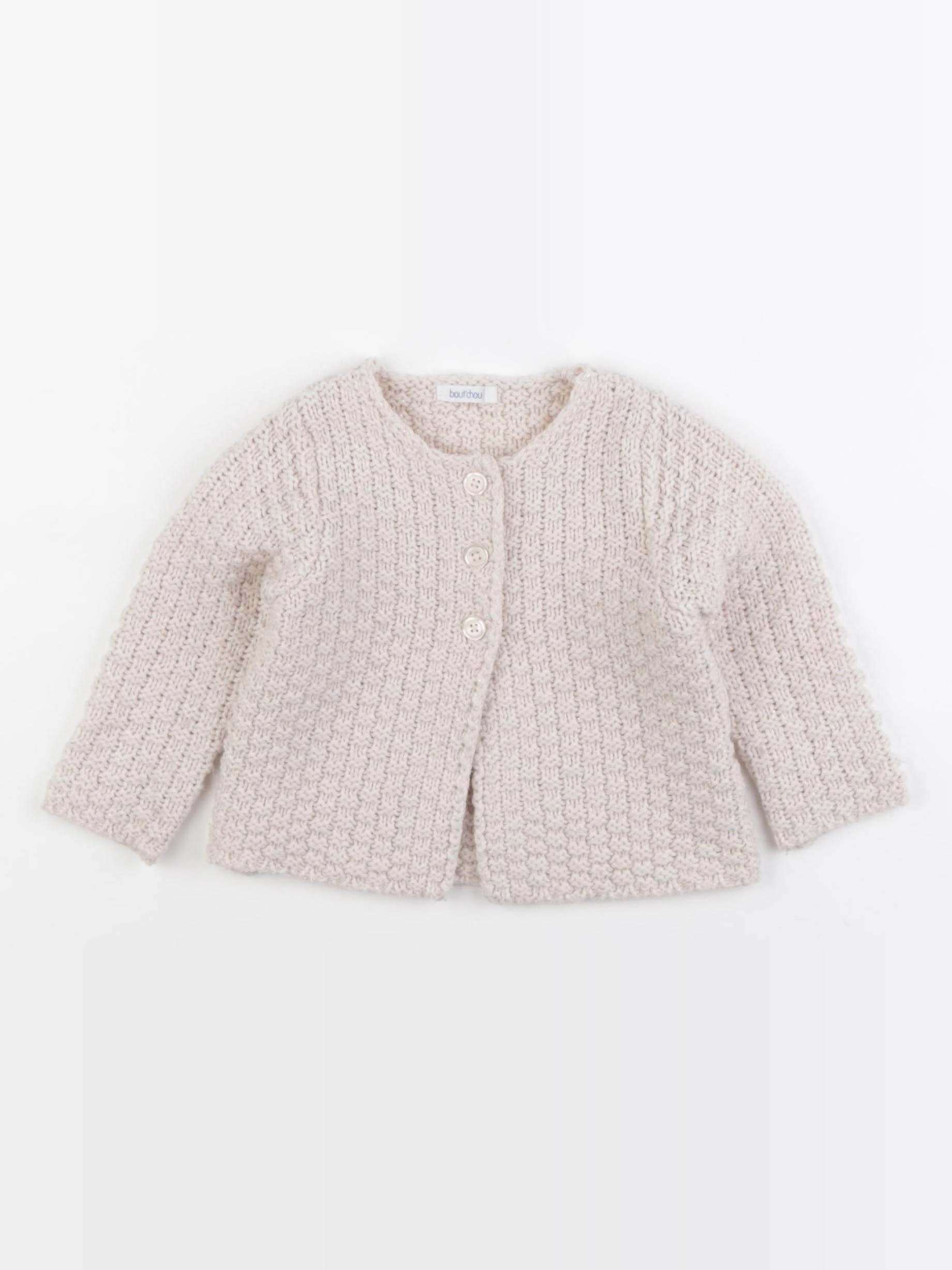 Boutchou - gilet beige, or - 6 mois