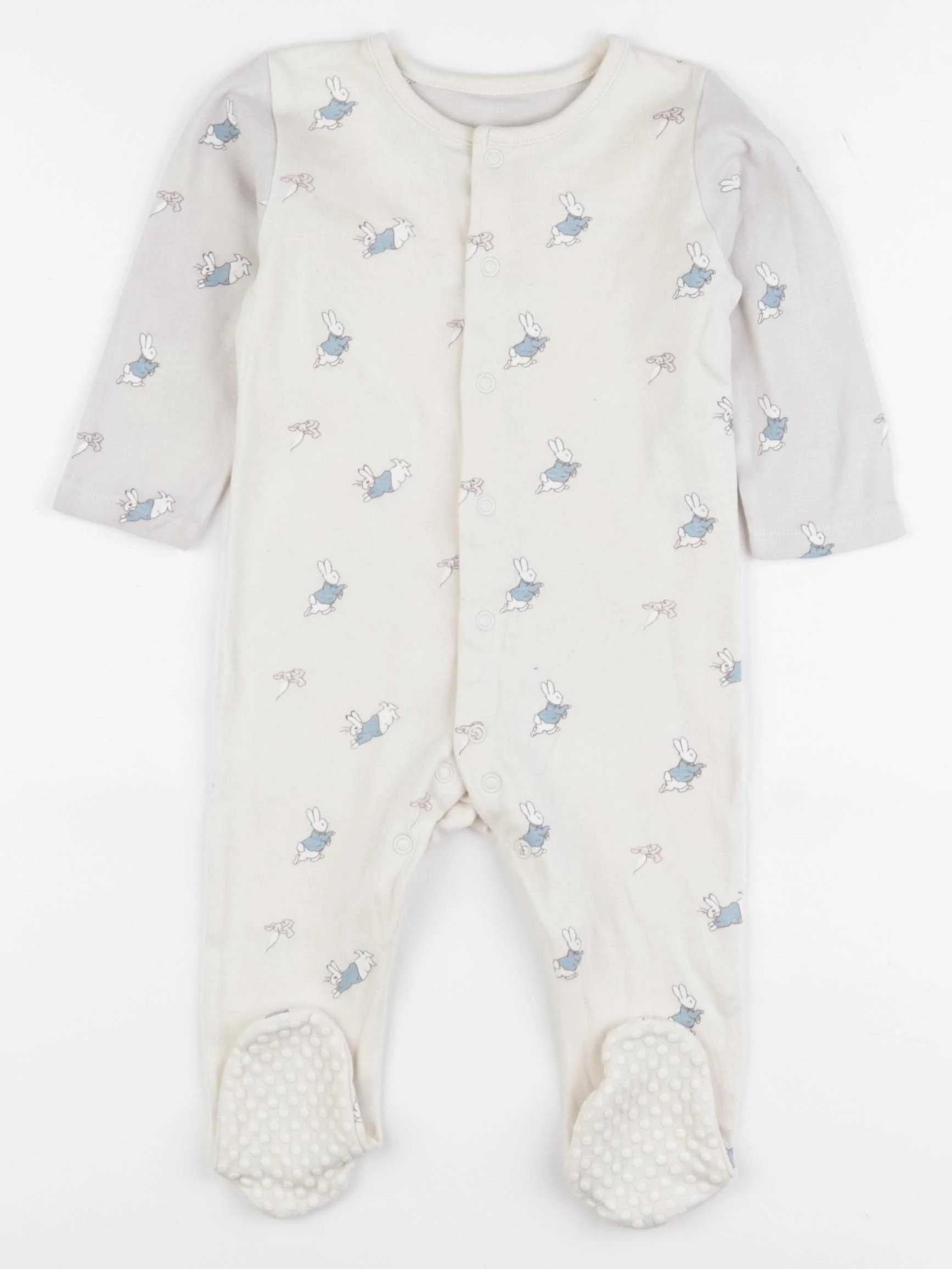 Marks & Spencer  - pyjama coton beige - 9/12 mois