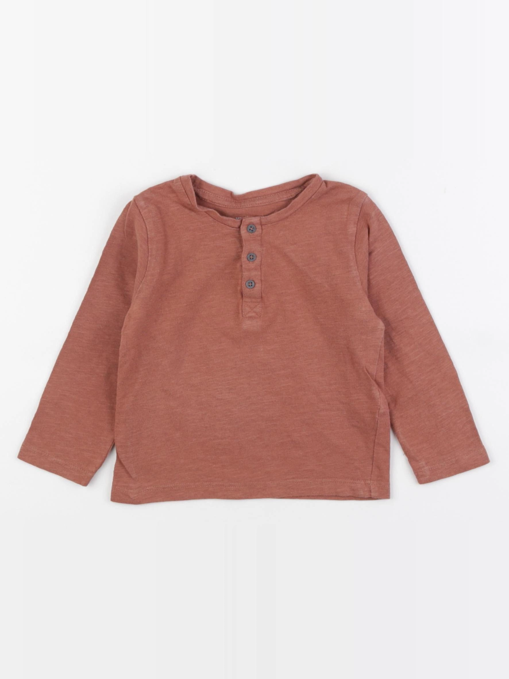 Vertbaudet - tee-shirt rose - 12 mois