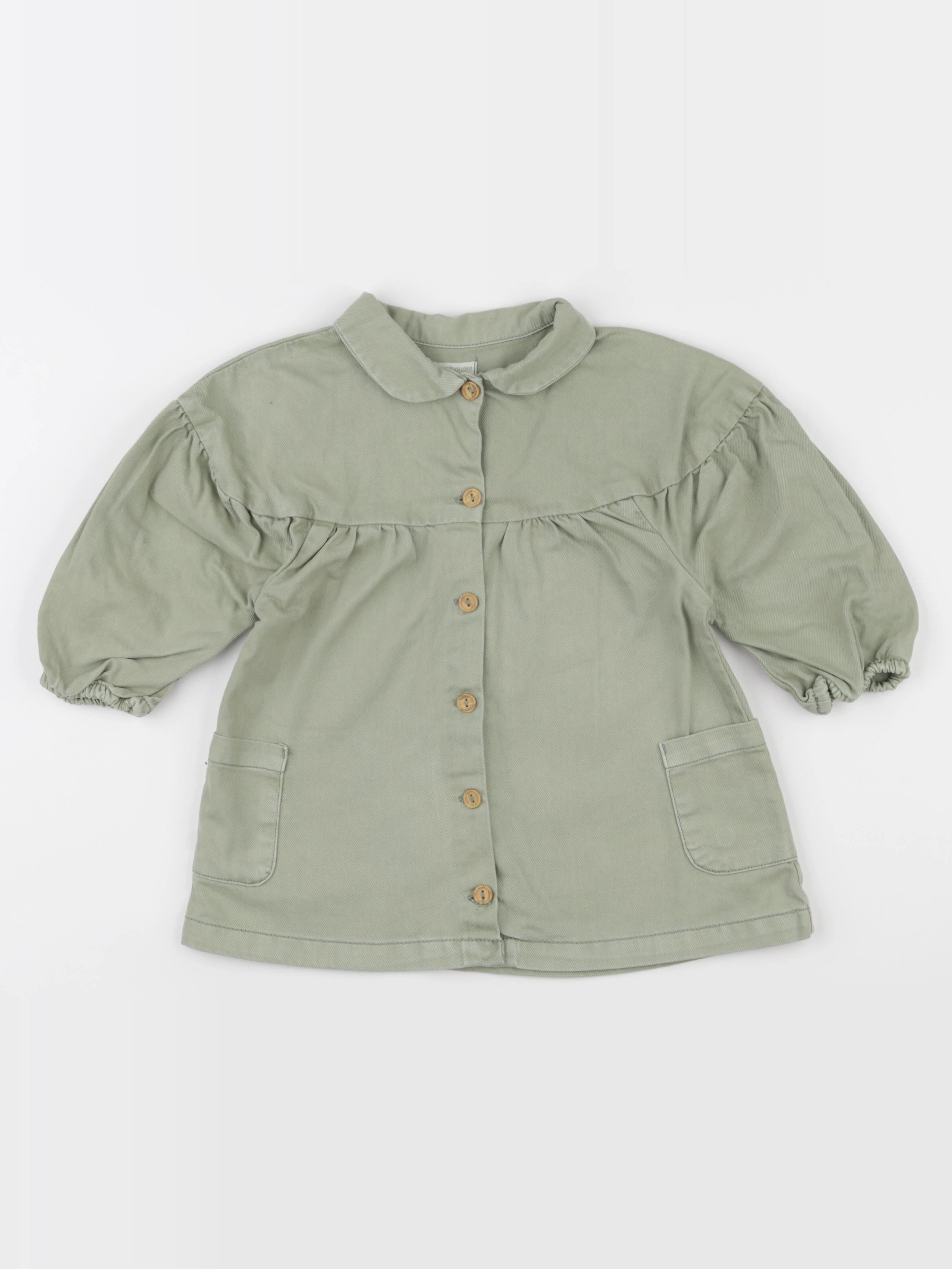 Vertbaudet - robe vert - 24 mois