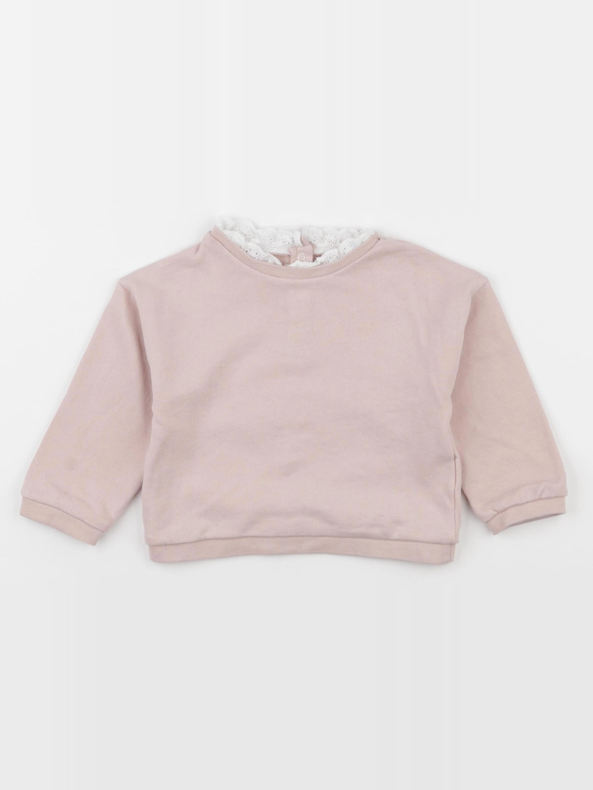 Vertbaudet - sweat rose - 24 mois