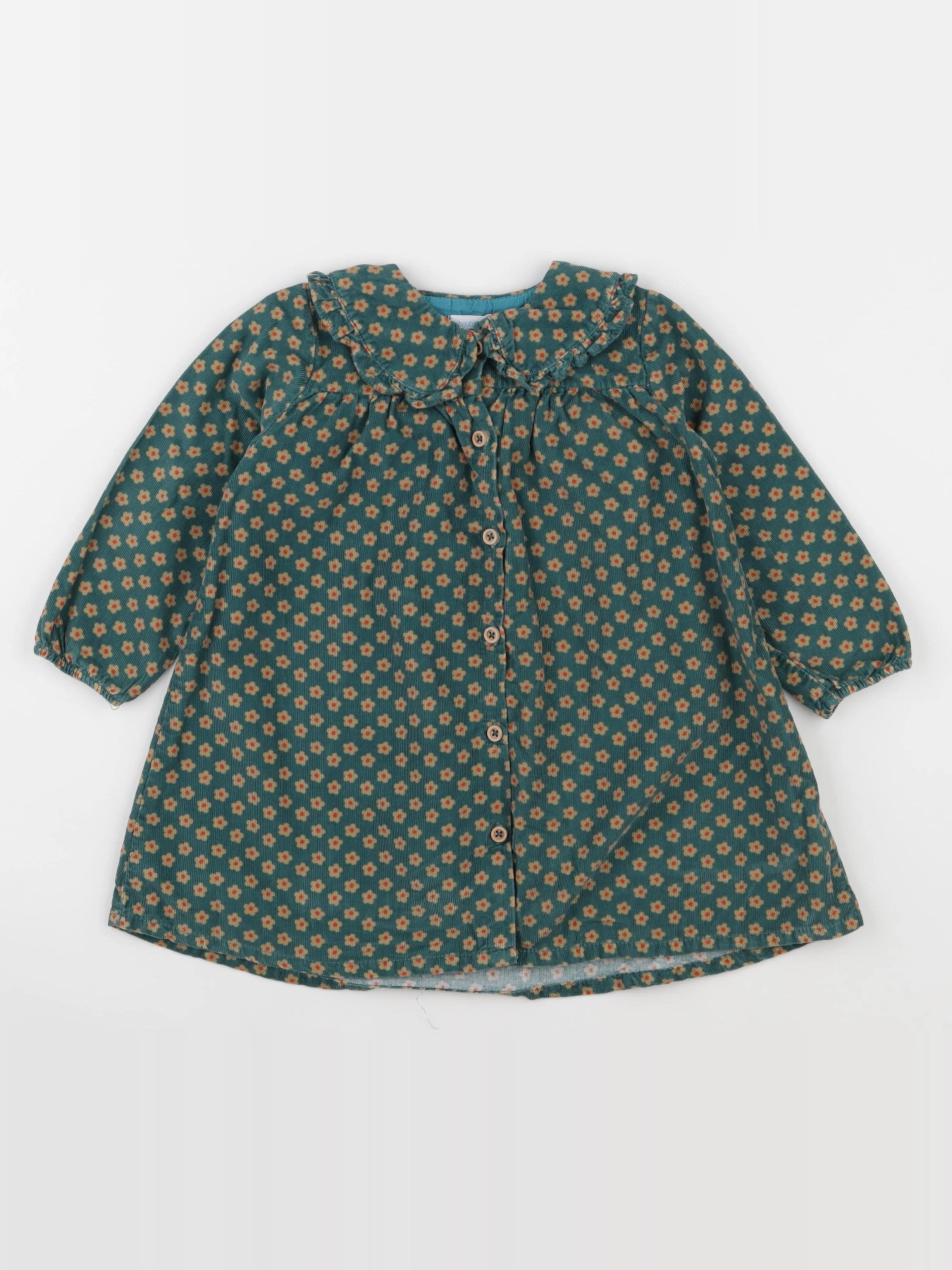 Boutchou - robe vert - 18 mois