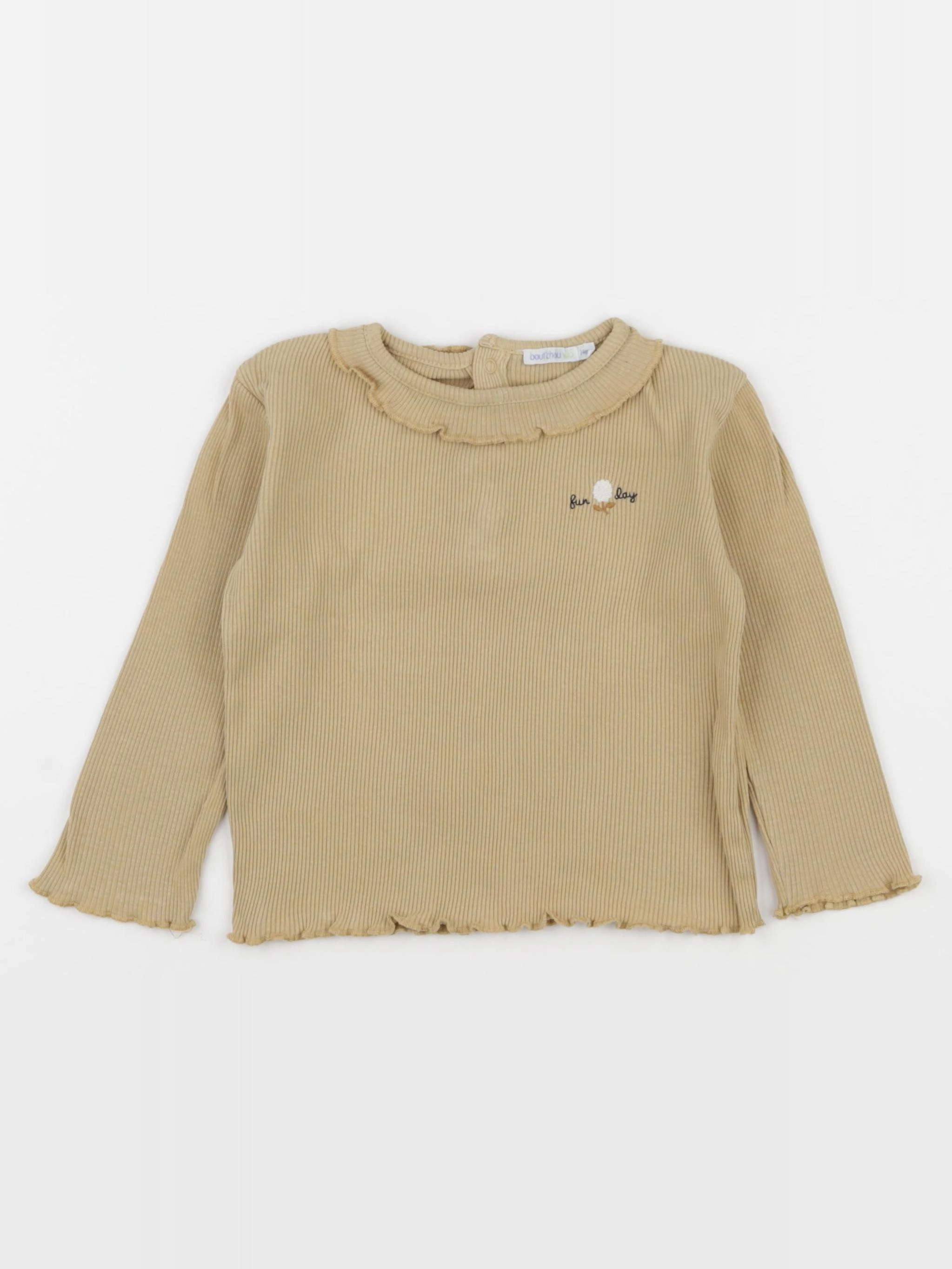 Boutchou - tee-shirt jaune - 2 ans