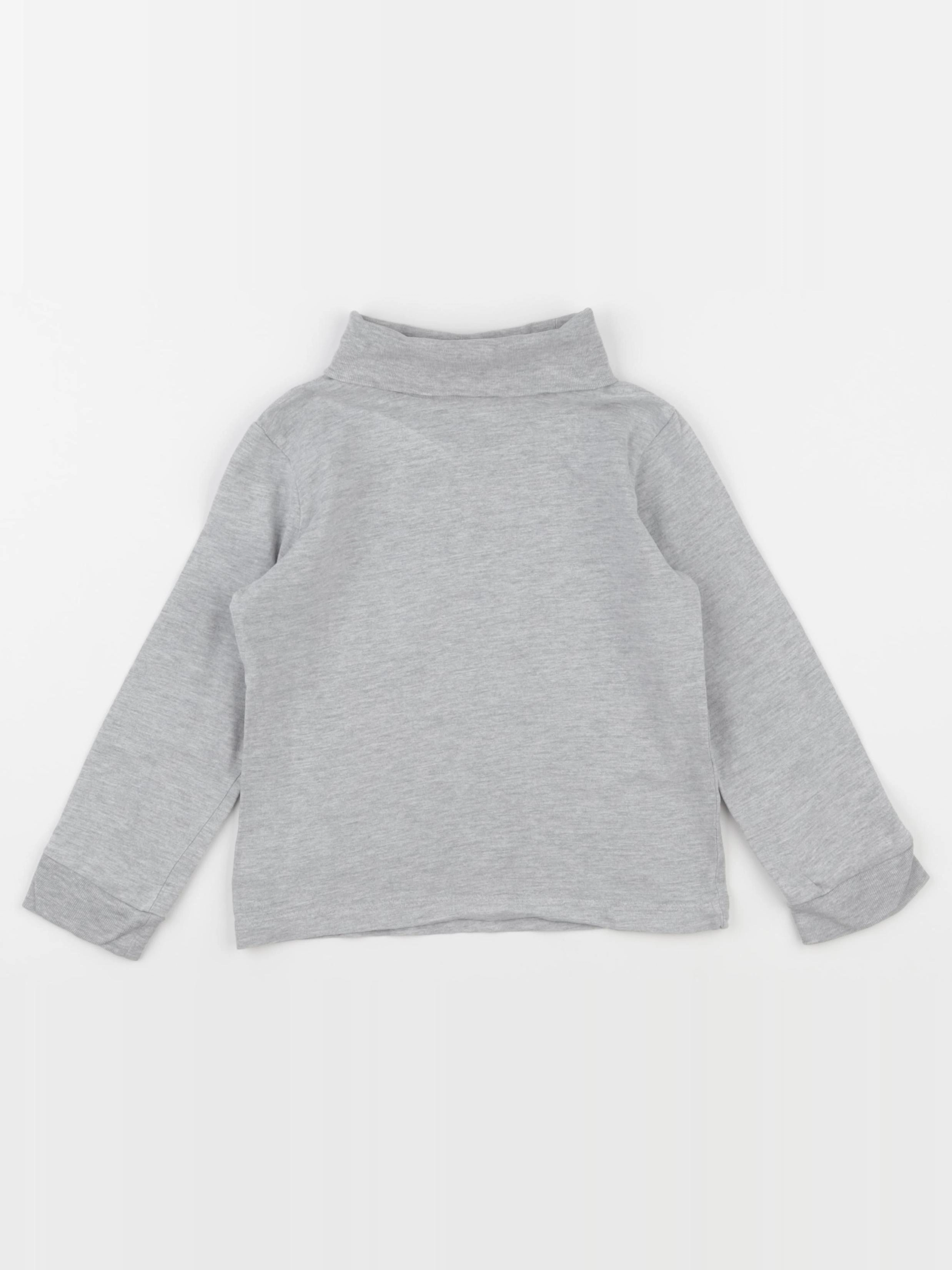 Monoprix - sous-pull gris - 5 ans