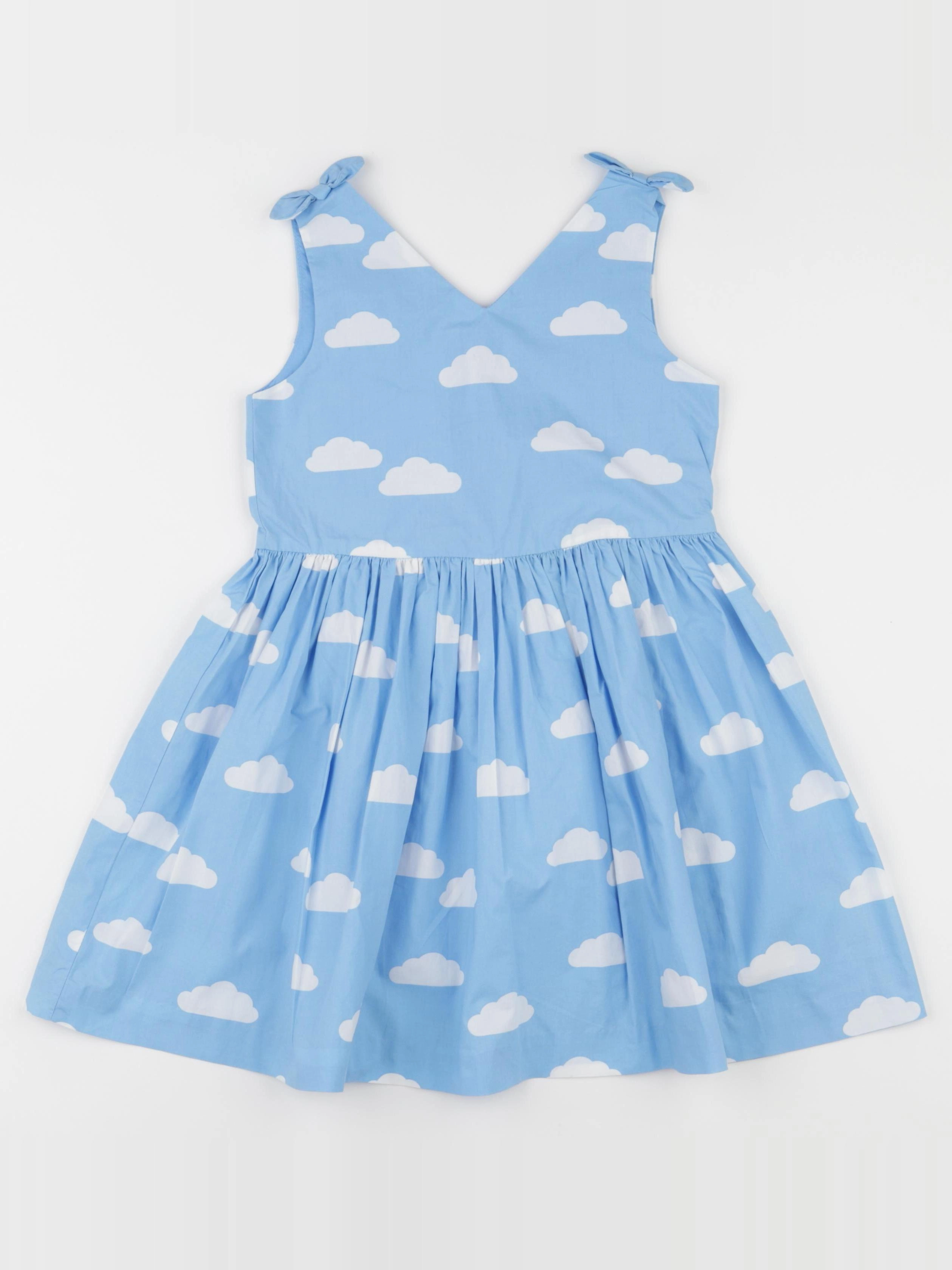 Jacadi - robe bleu, blanc - 6 ans