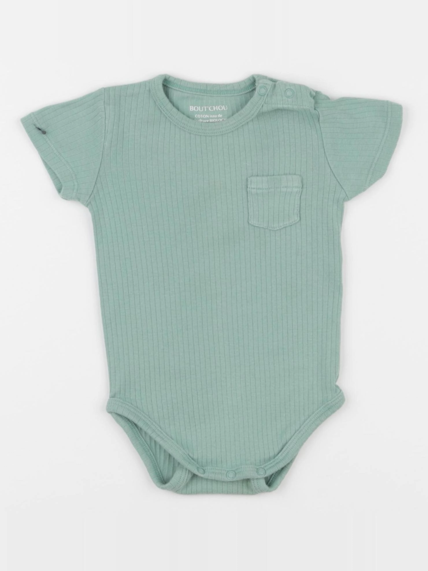 Boutchou - body vert - 9 mois