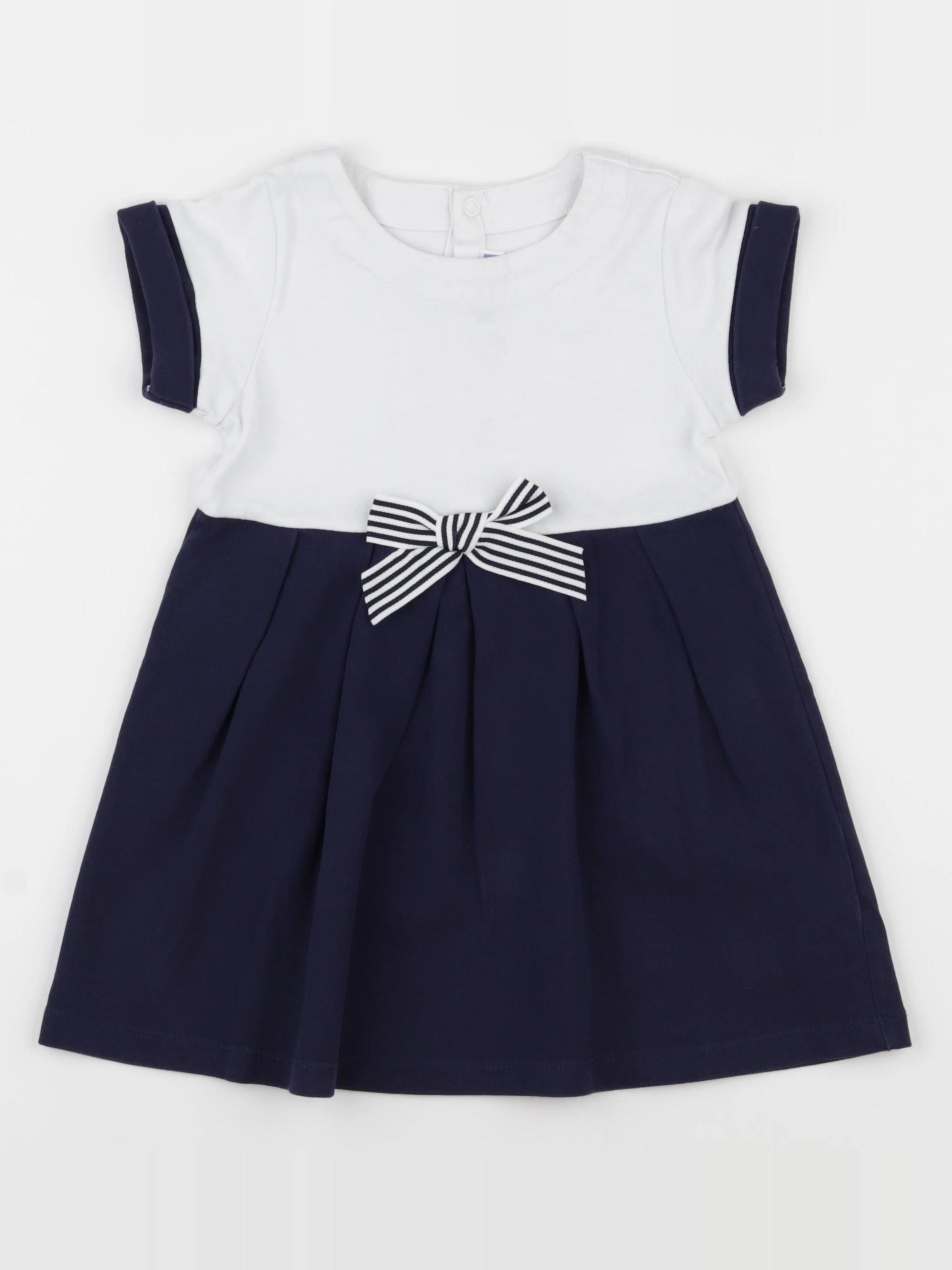 Jacadi - robe bleu, blanc - 24 mois