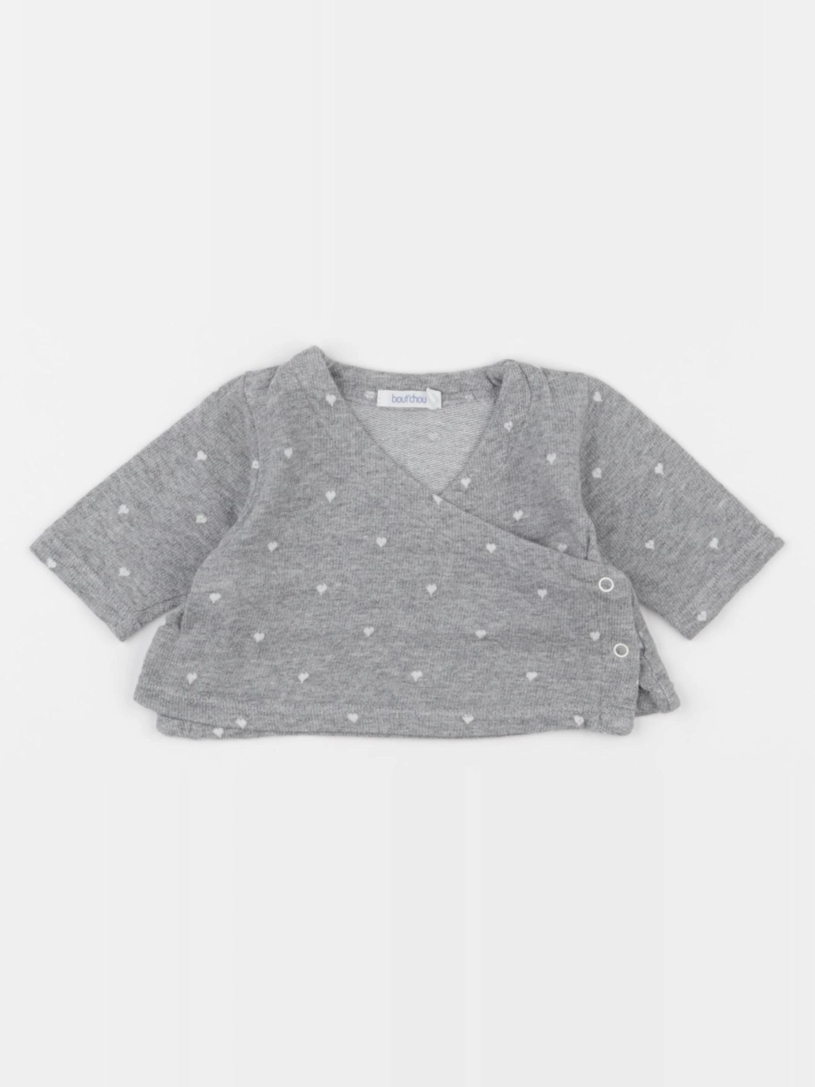 Boutchou - tee-shirt gris - 1 mois