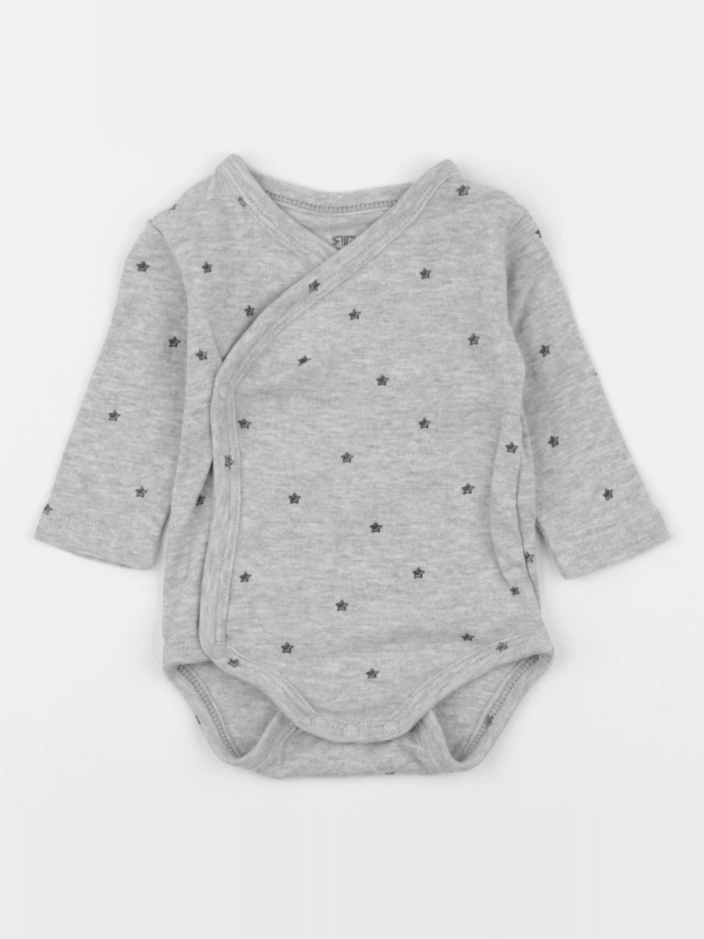 La Redoute - body gris - 1 mois