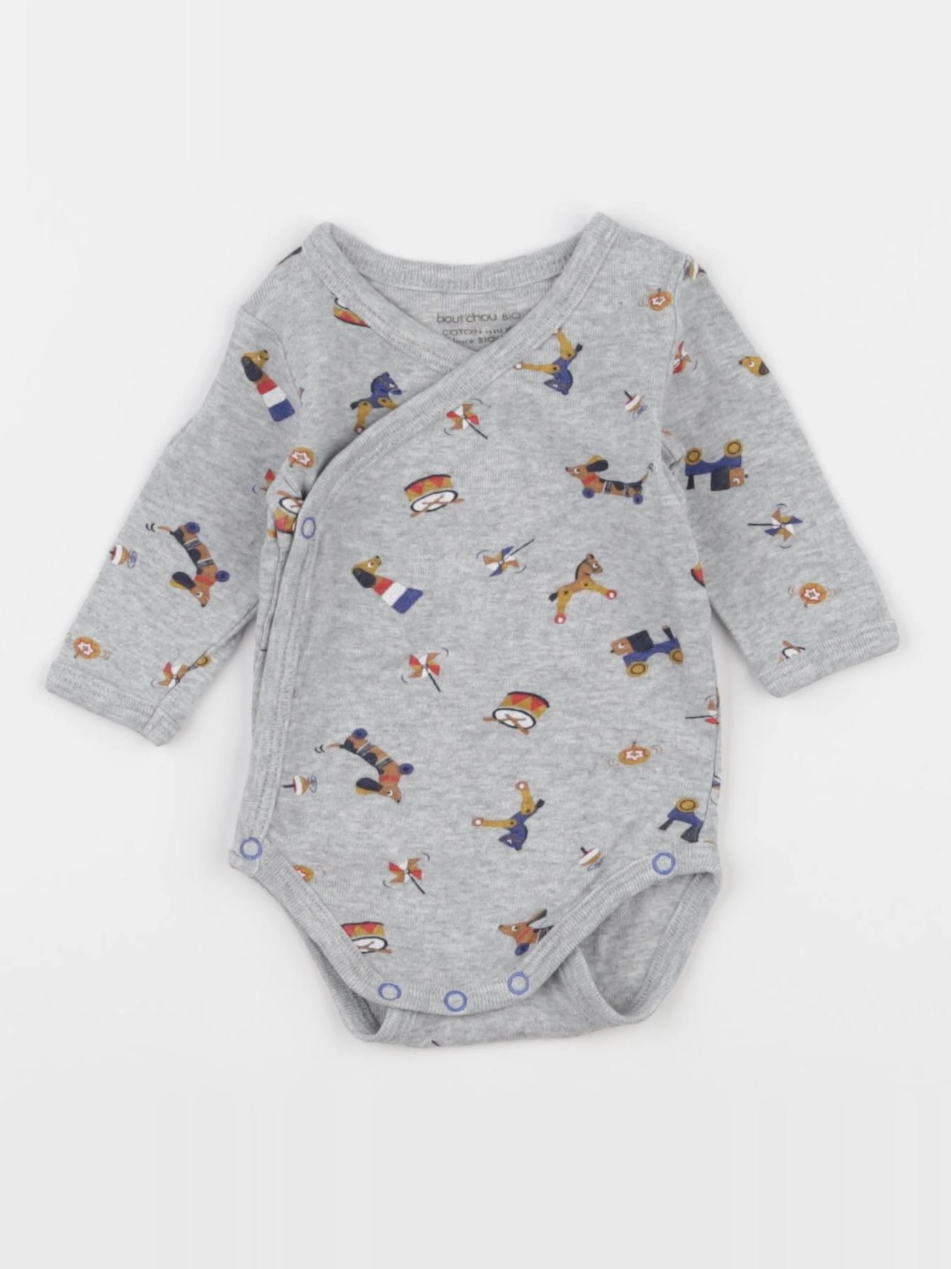 Boutchou - body gris - 1 mois