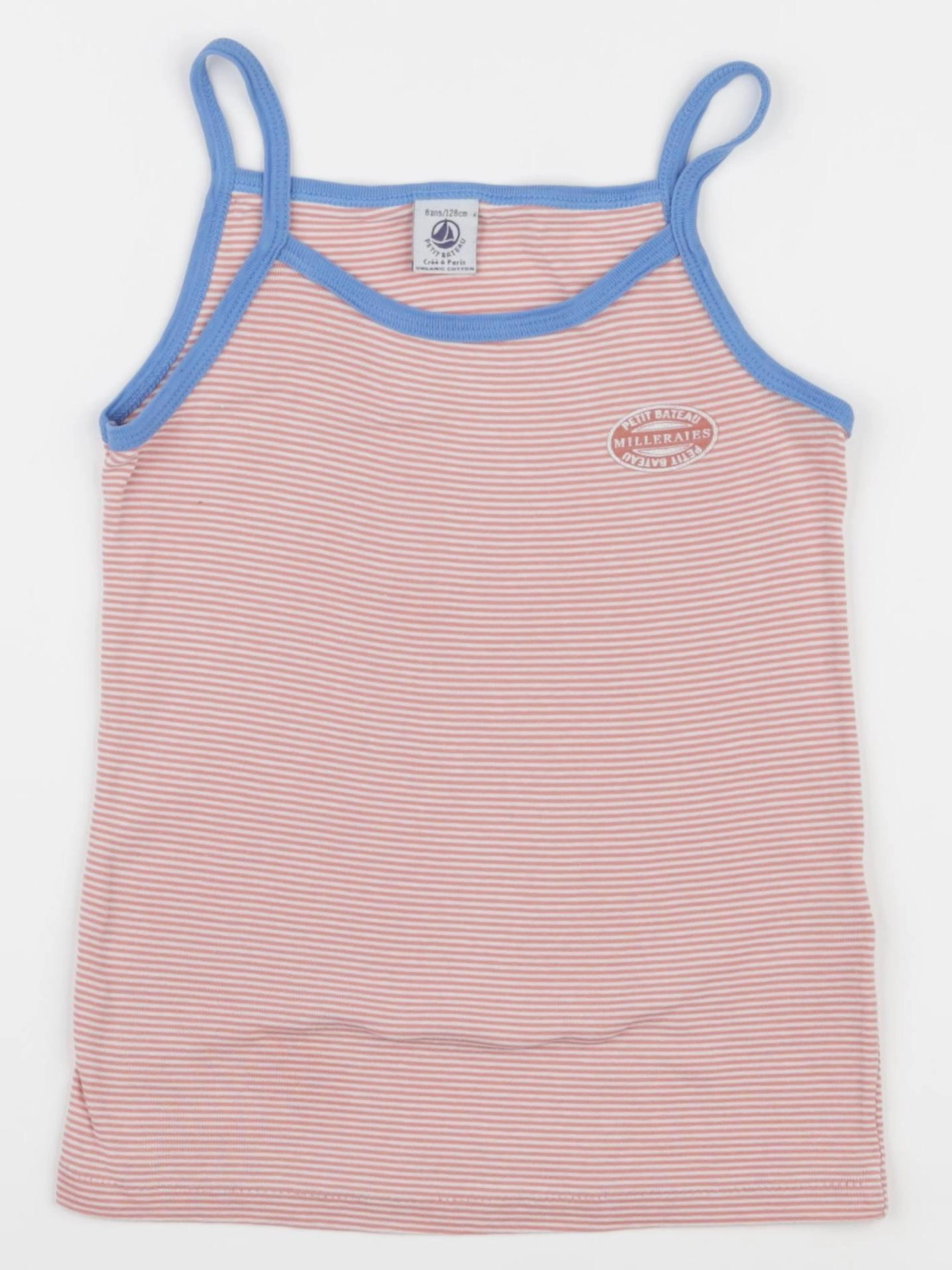 Petit Bateau - maillot de corps rose - 8 ans