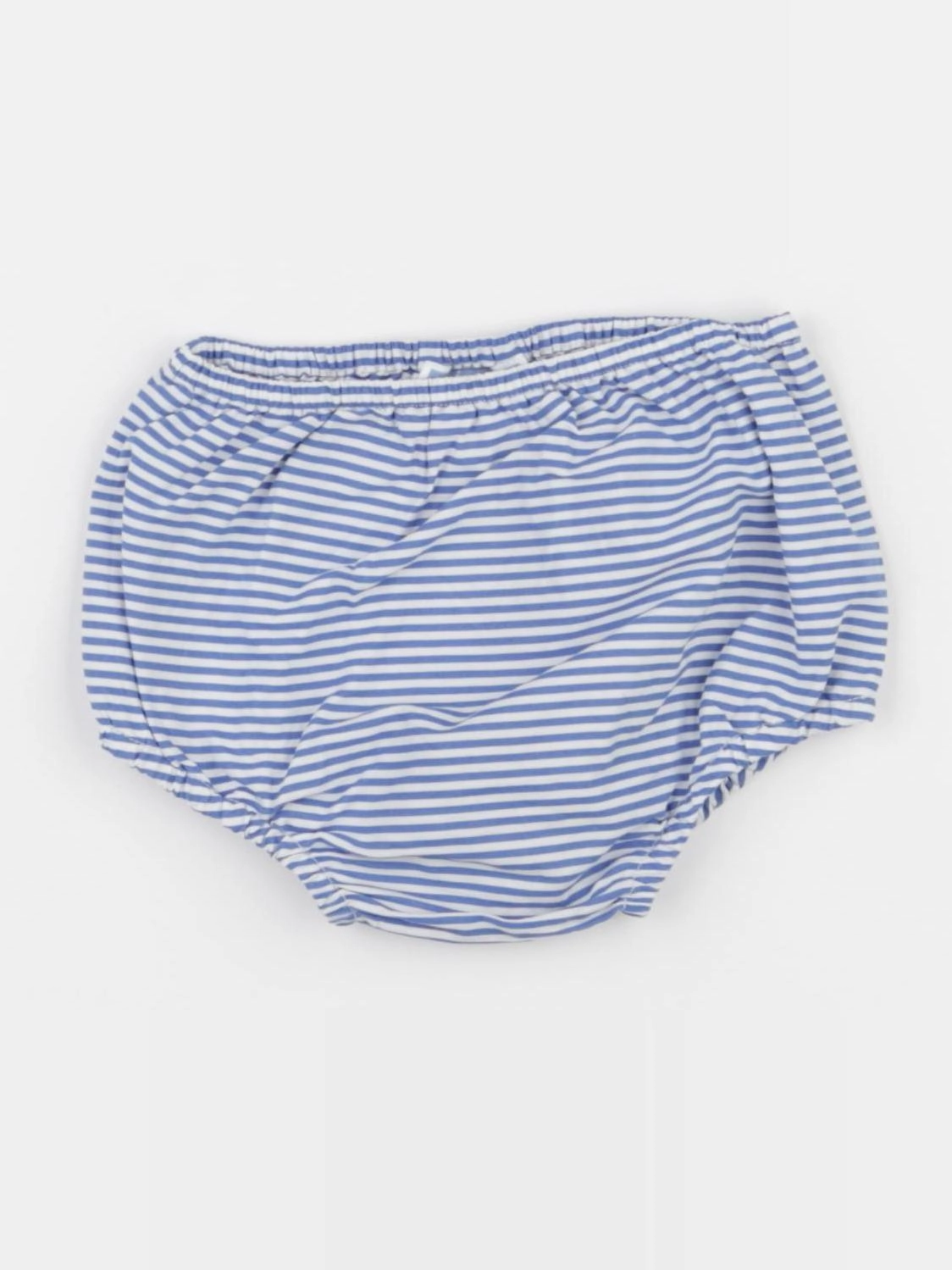 Jacadi - bloomer blanc, bleu - 6 mois