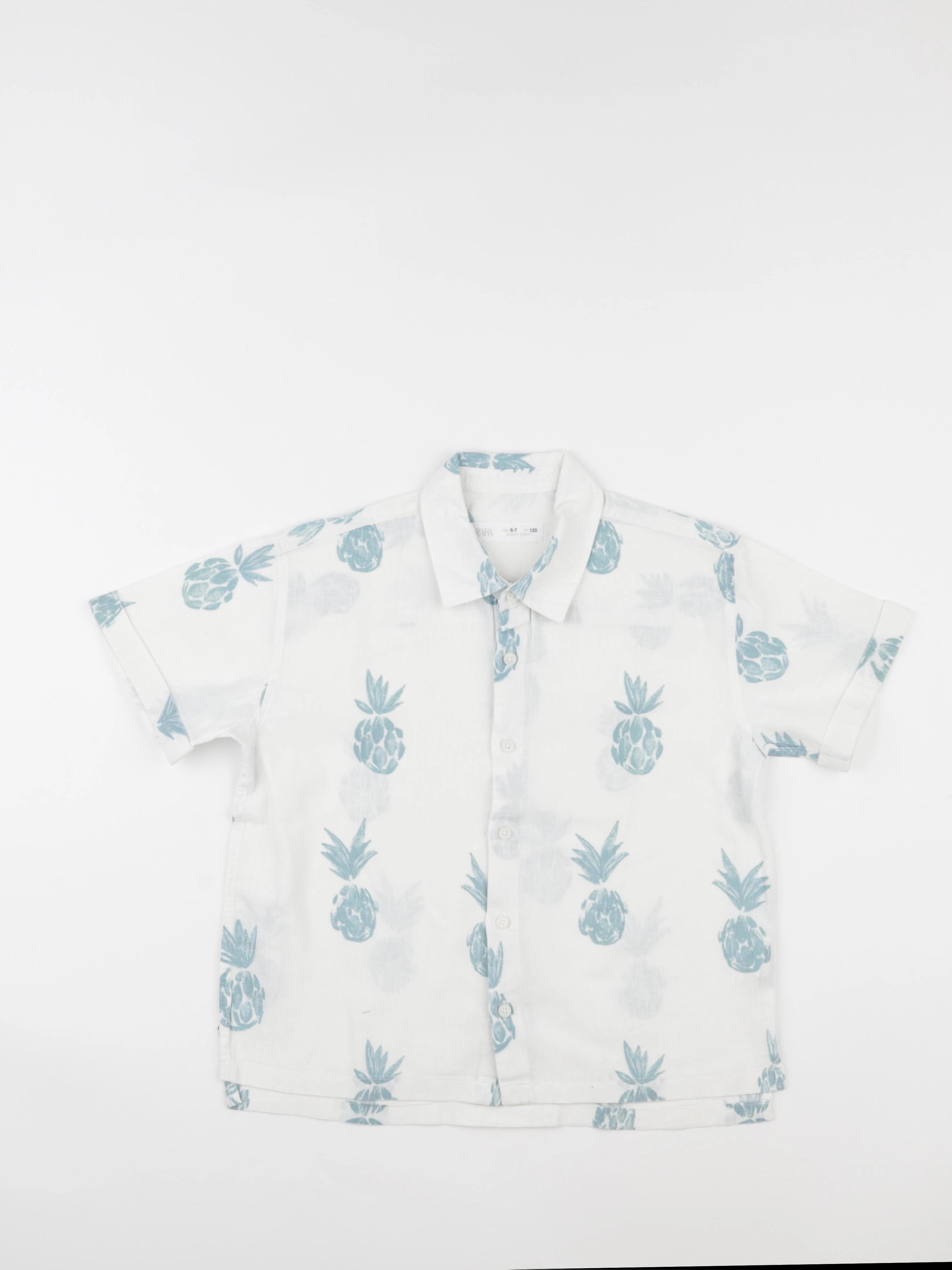 Zara - chemise blanc - 6/7 ans