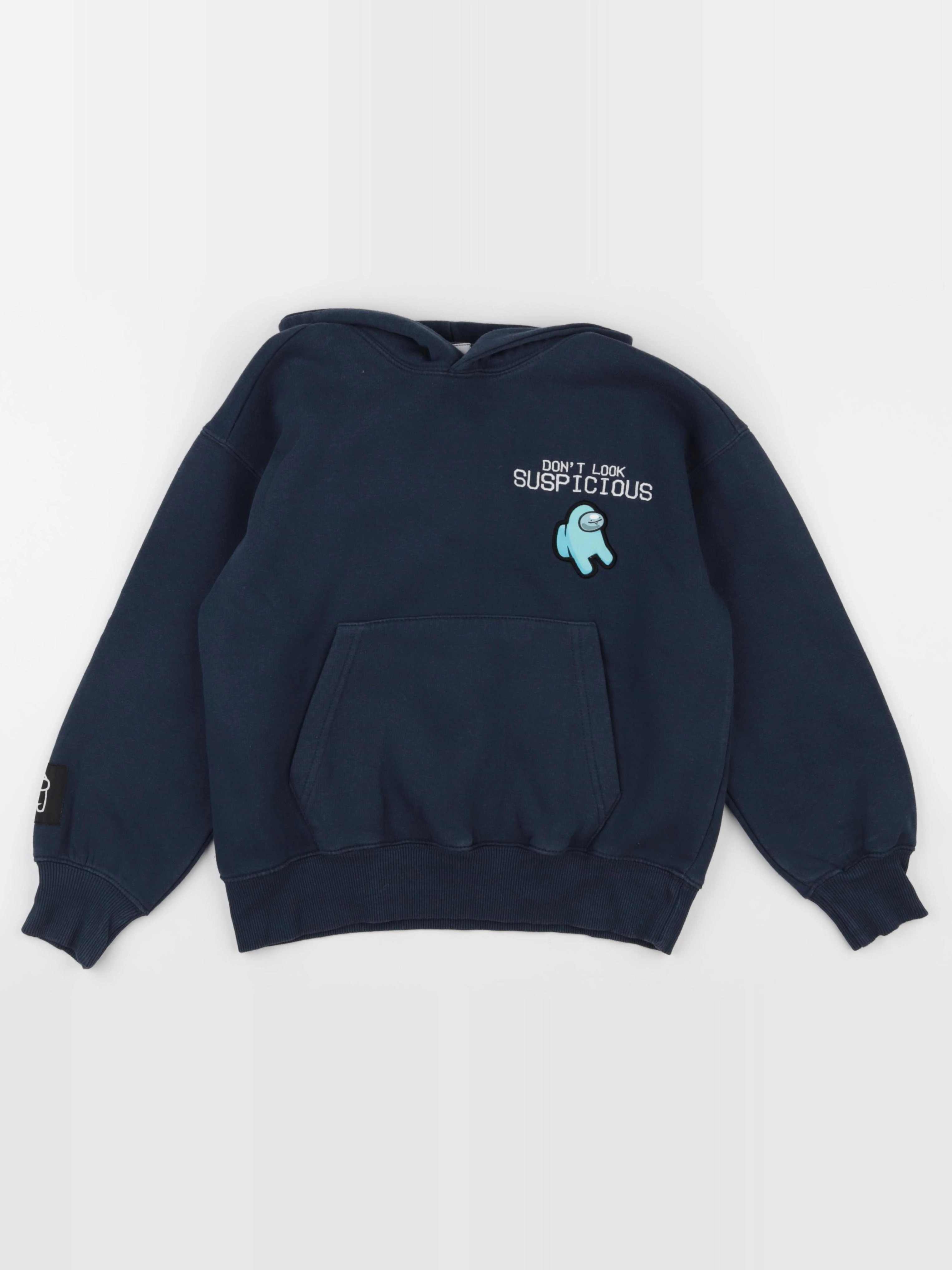 Zara - sweat bleu - 8/9 ans