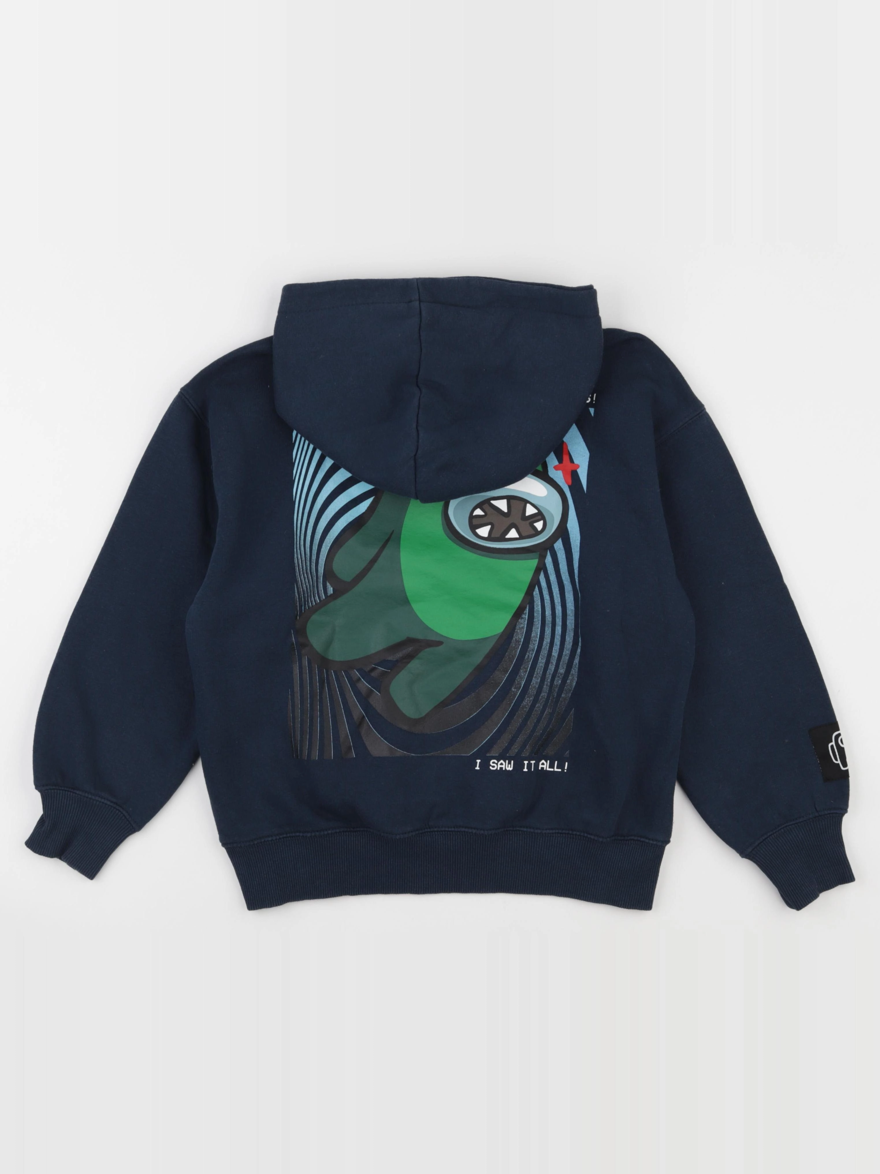 Zara - sweat bleu - 8/9 ans
