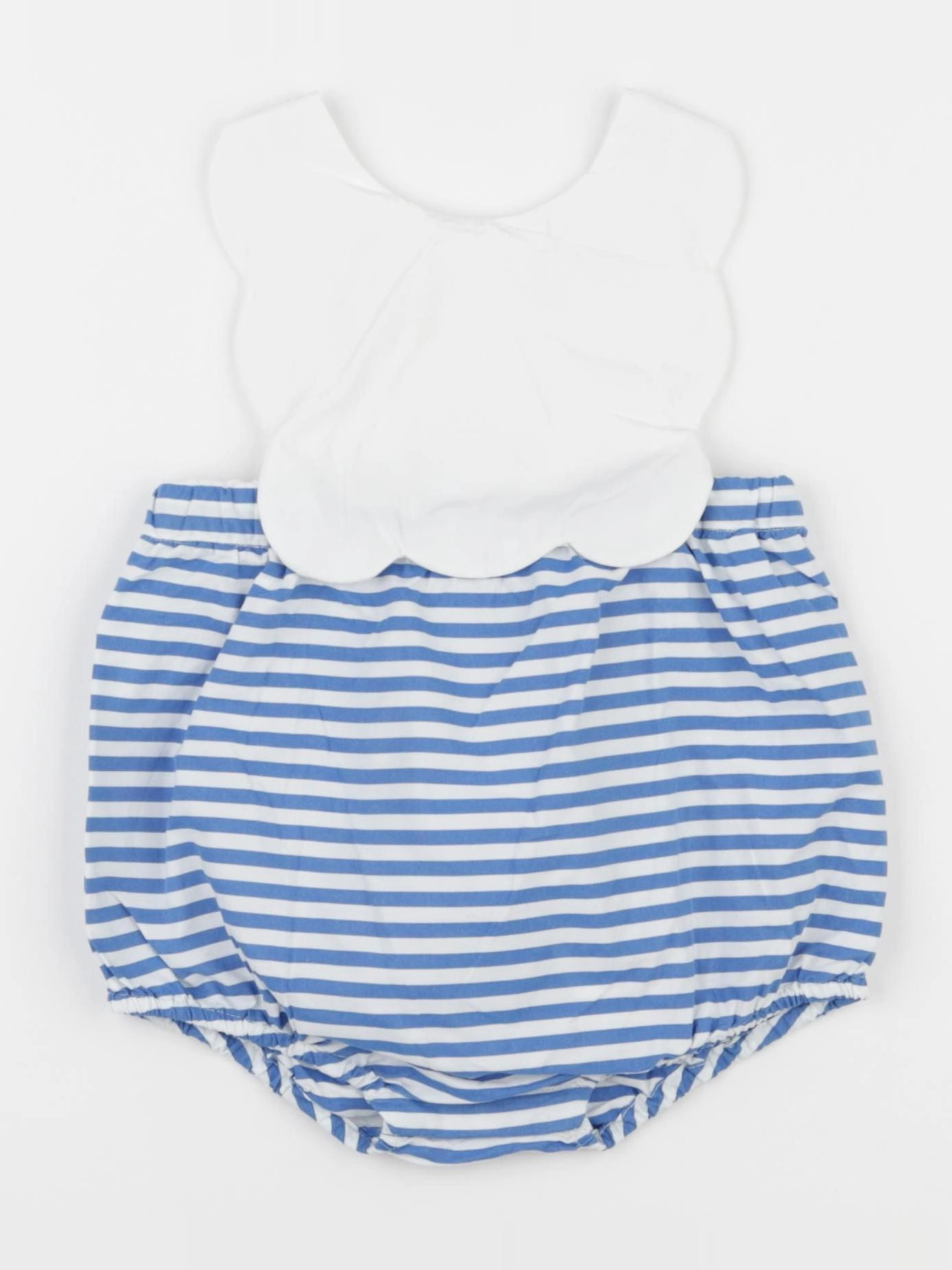 Jacadi - combinaison blanc, bleu - 18 mois