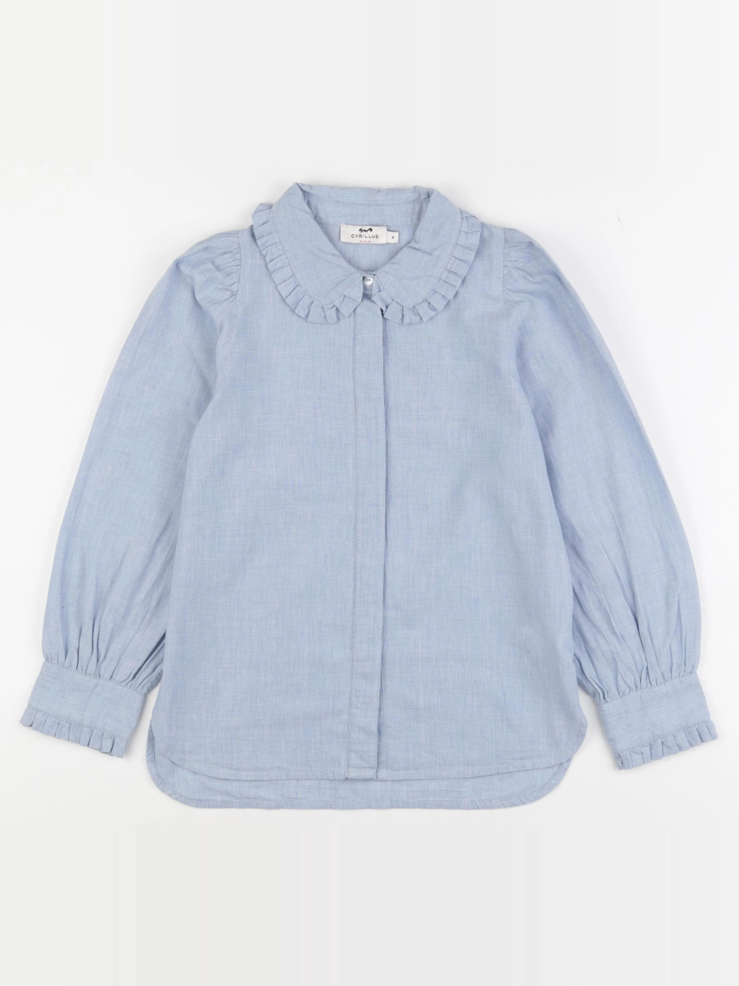 Cyrillus - blouse bleu - 8 ans