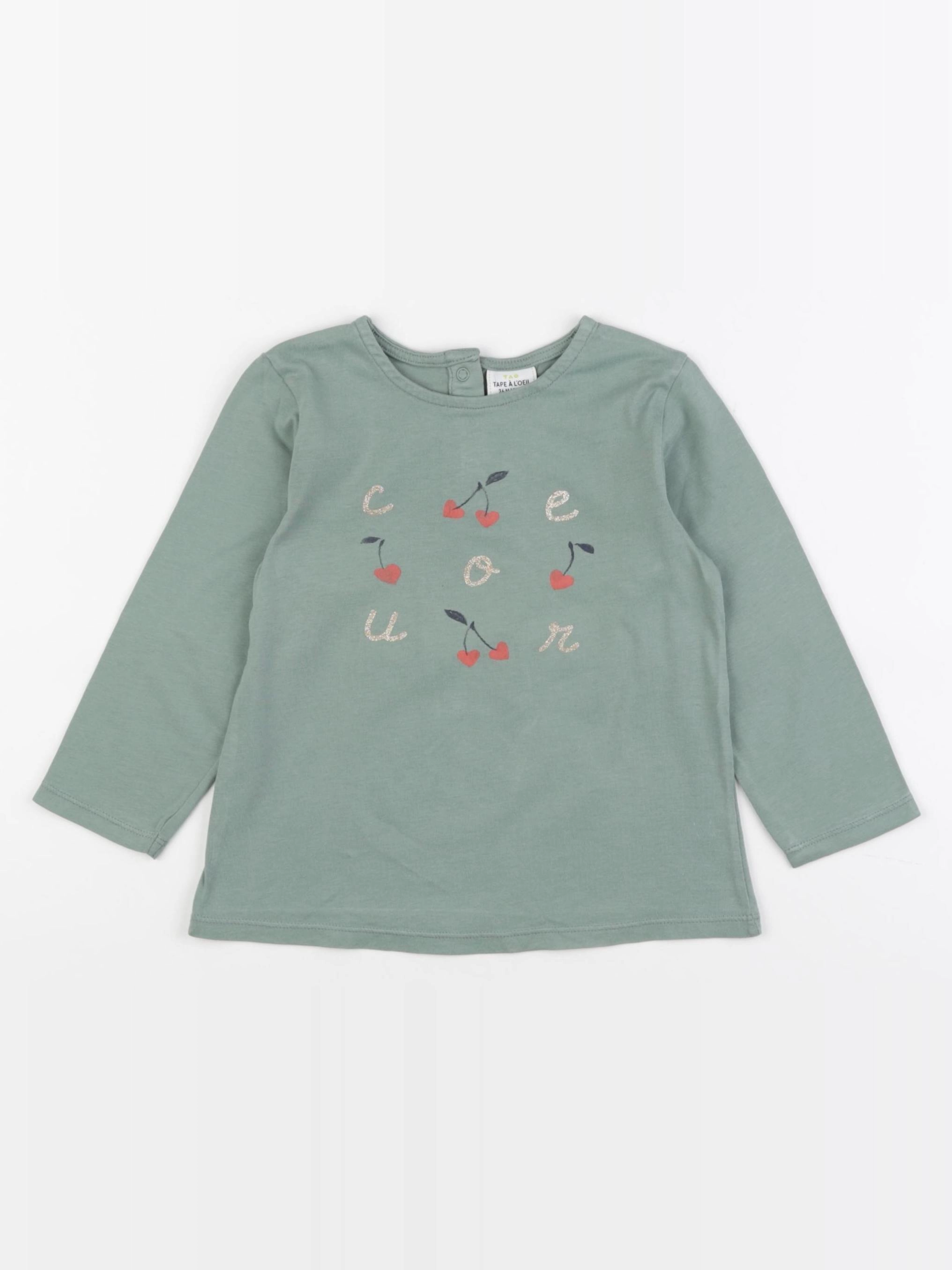 Tape à l'oeil - tee-shirt vert - 36 mois