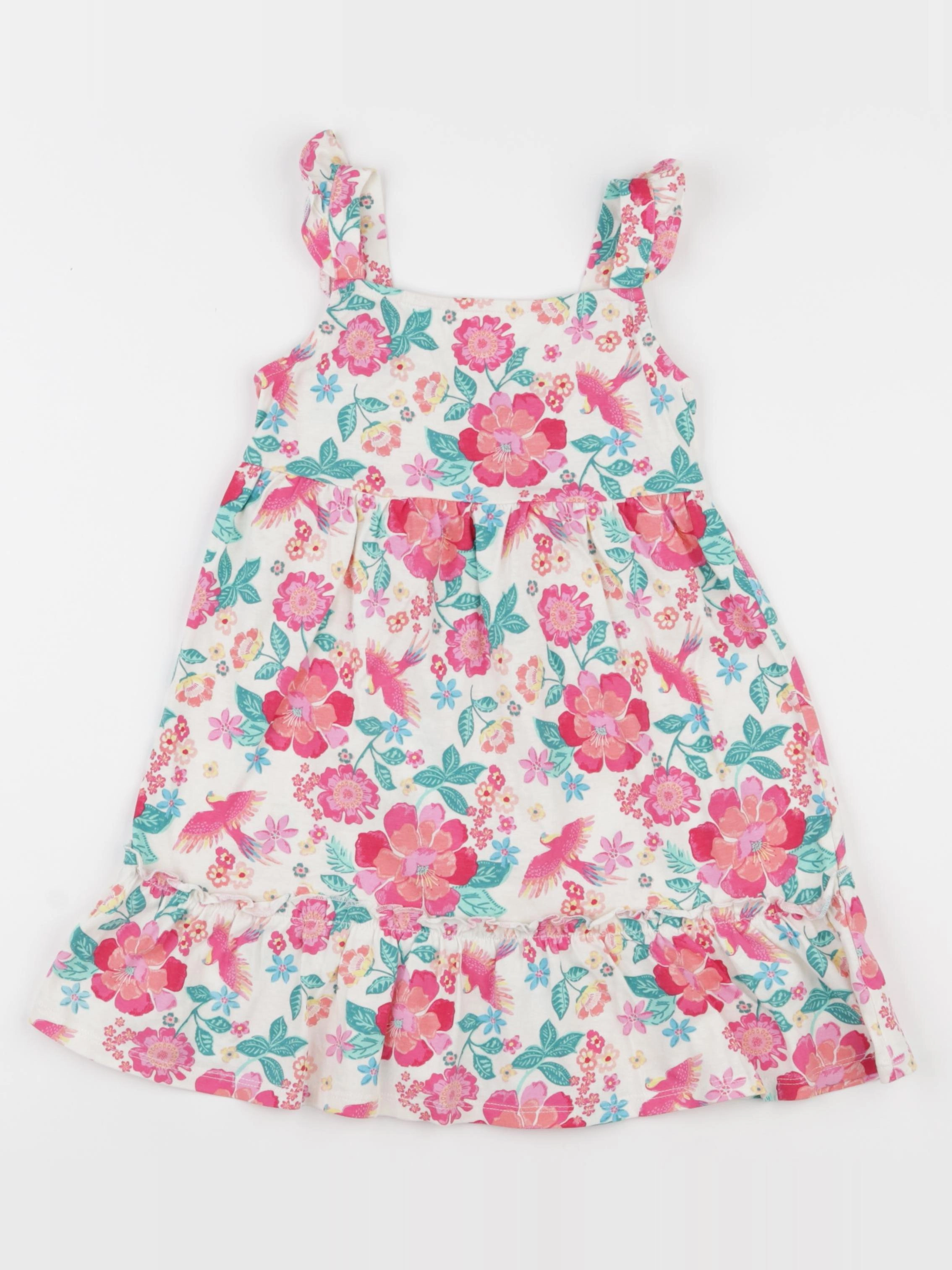 Vertbaudet - robe multicolore - 4 ans