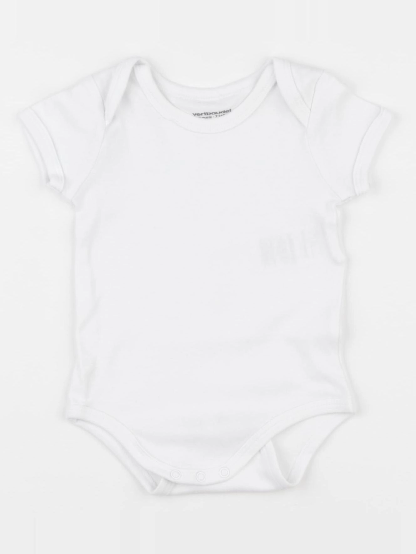 Vertbaudet - body blanc - 9 mois