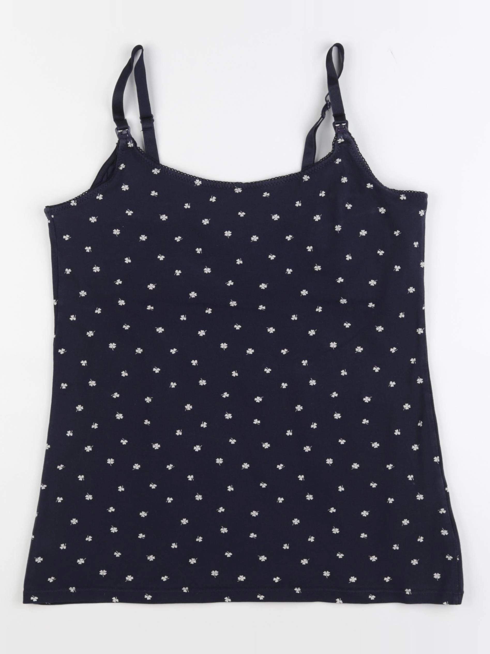 H&M - débardeur grossesse bleu - 40 à 42