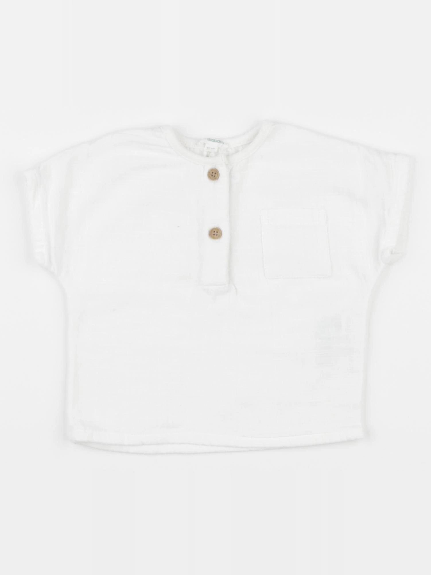Vertbaudet - chemise blanc - 6 mois