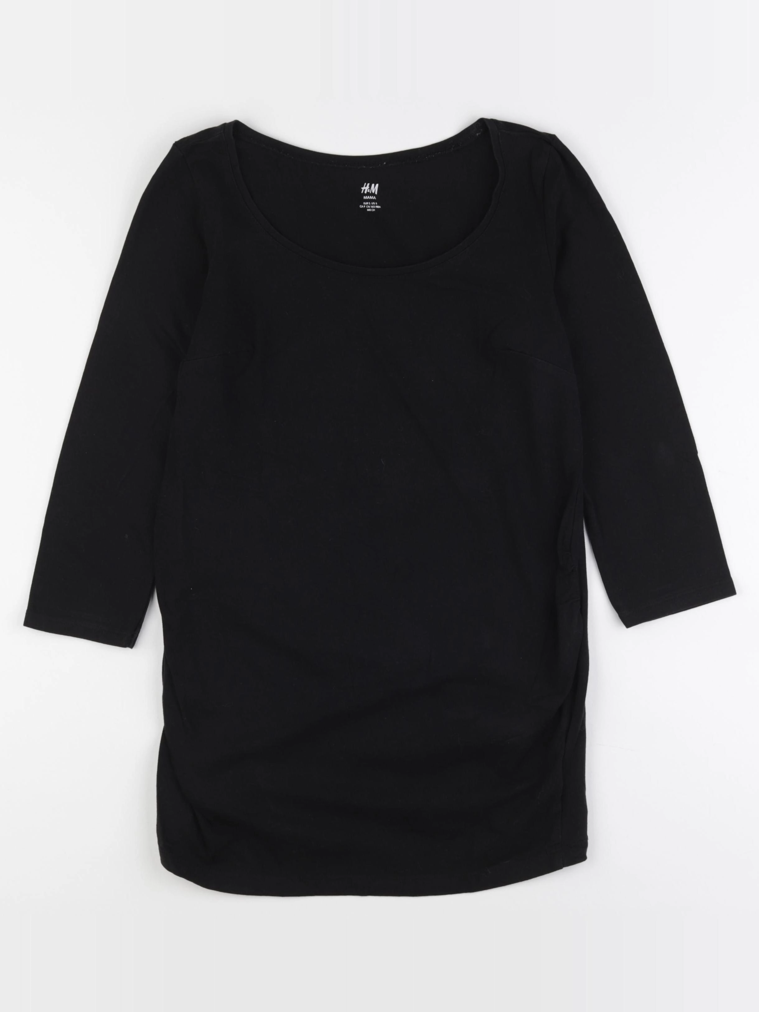 H&M - tee-shirt grossesse noir - 36 à 38