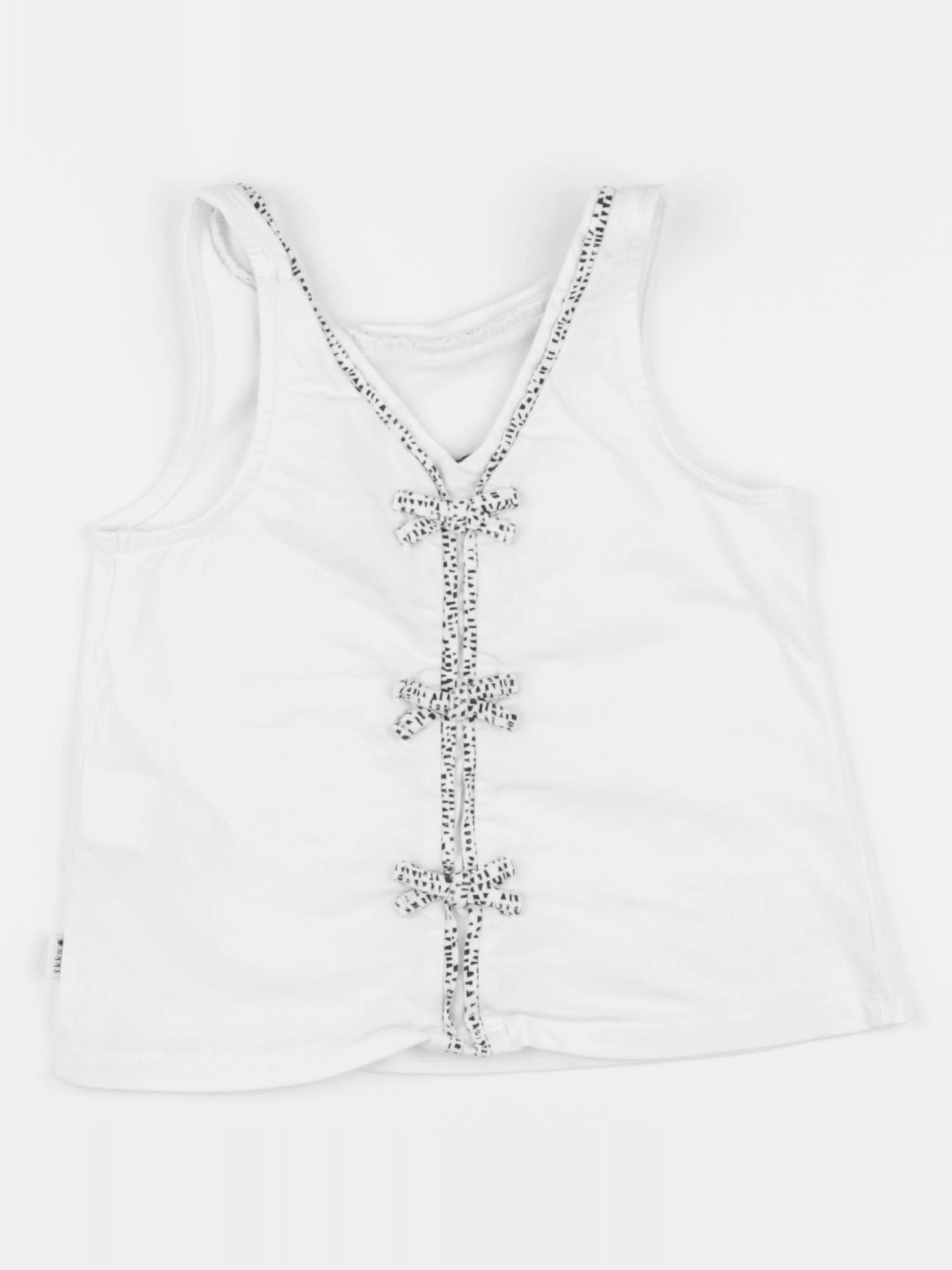 IKKS - débardeur blanc, argent - 6 ans