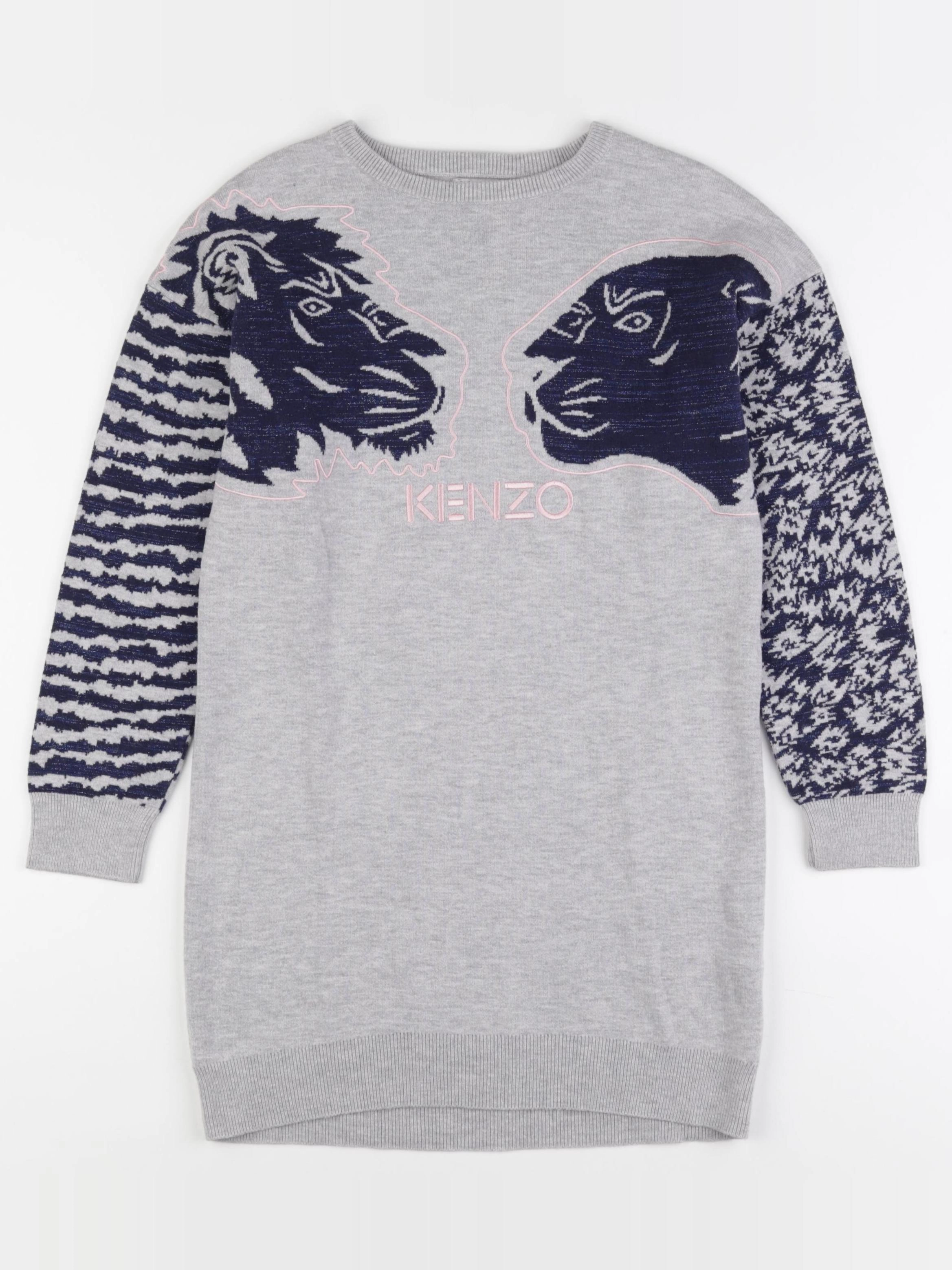 Kenzo - robe gris - 10 ans