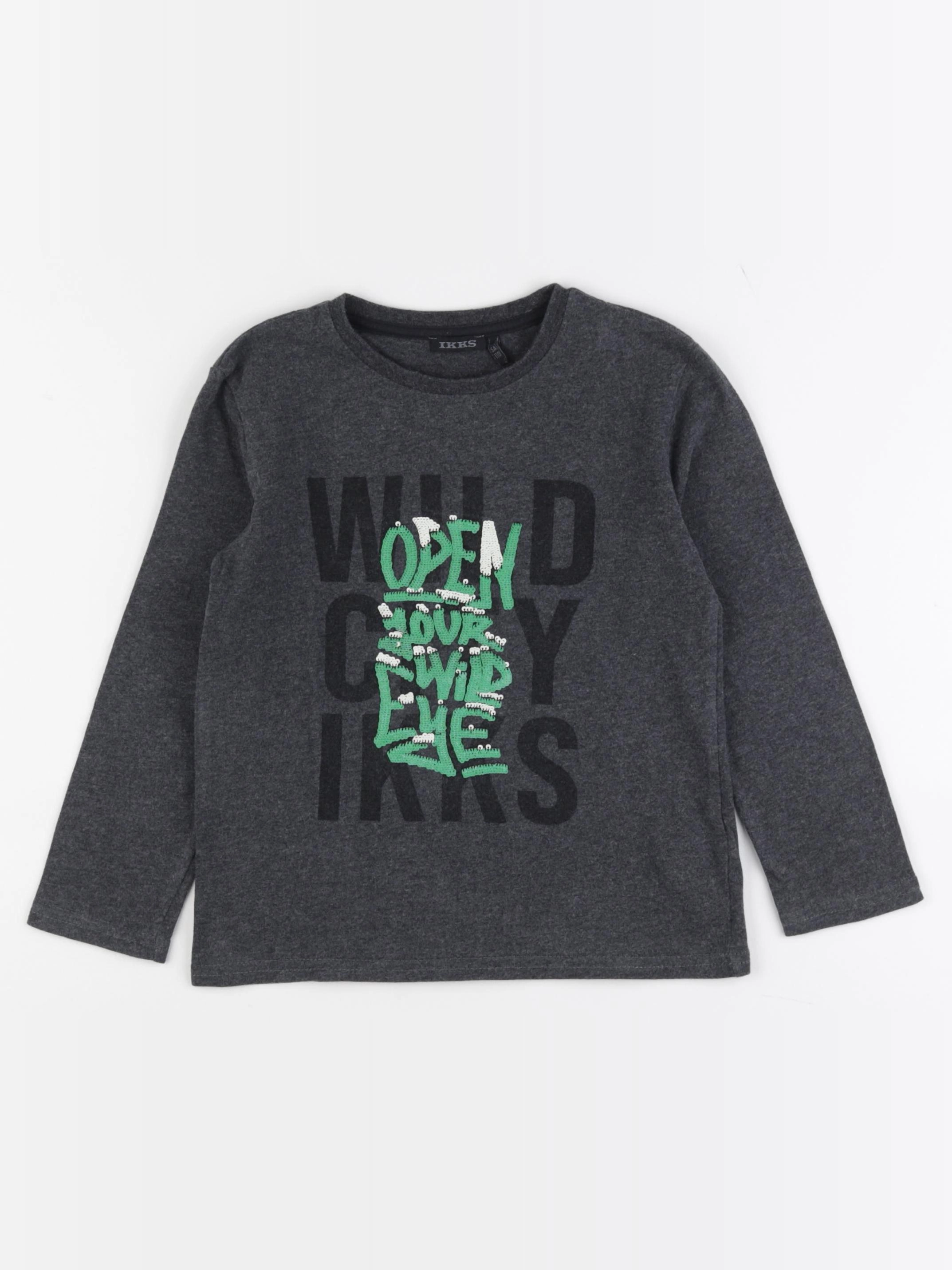 IKKS - tee-shirt gris - 5 ans
