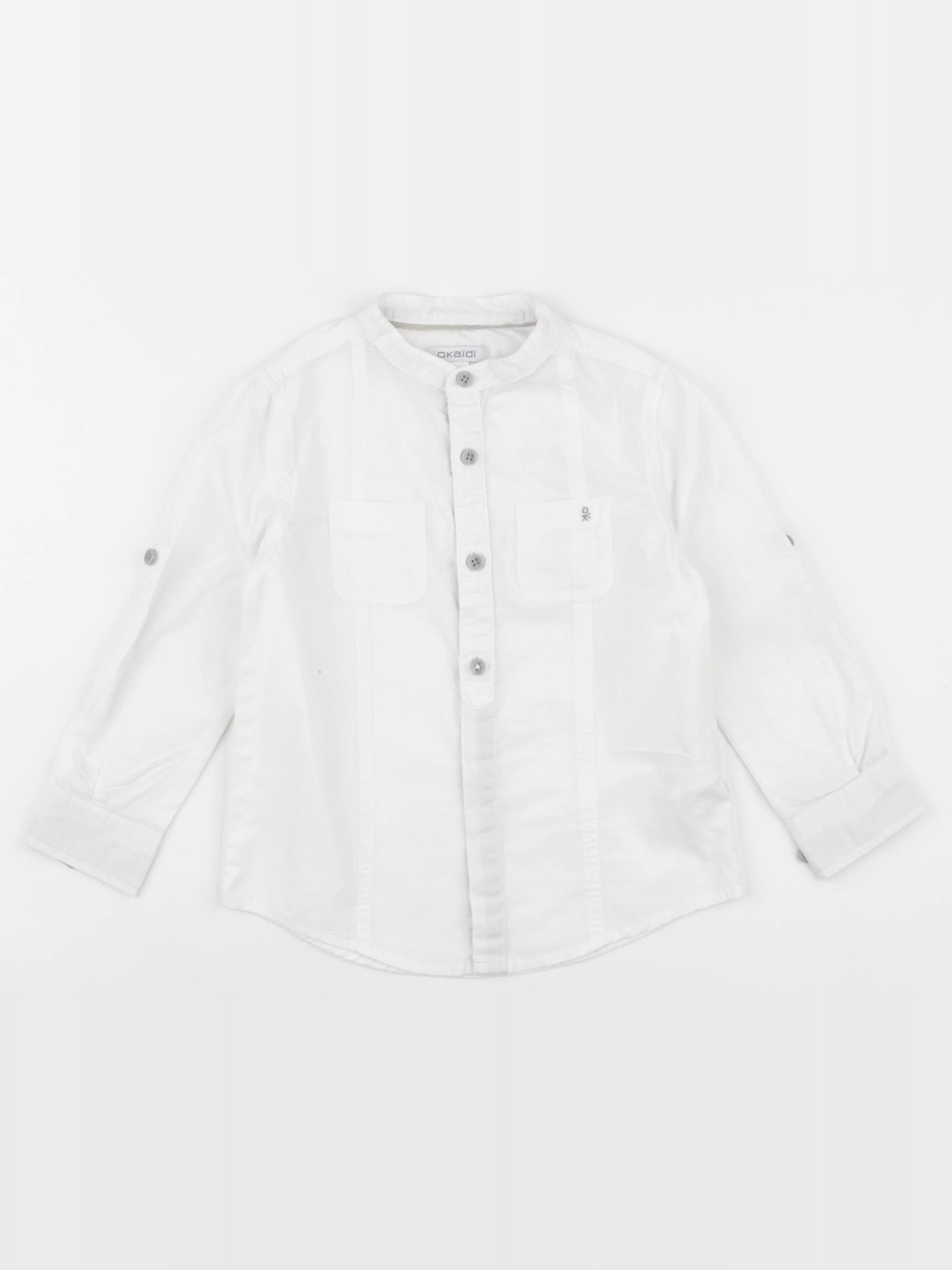 Okaidi - chemise blanc - 4 ans
