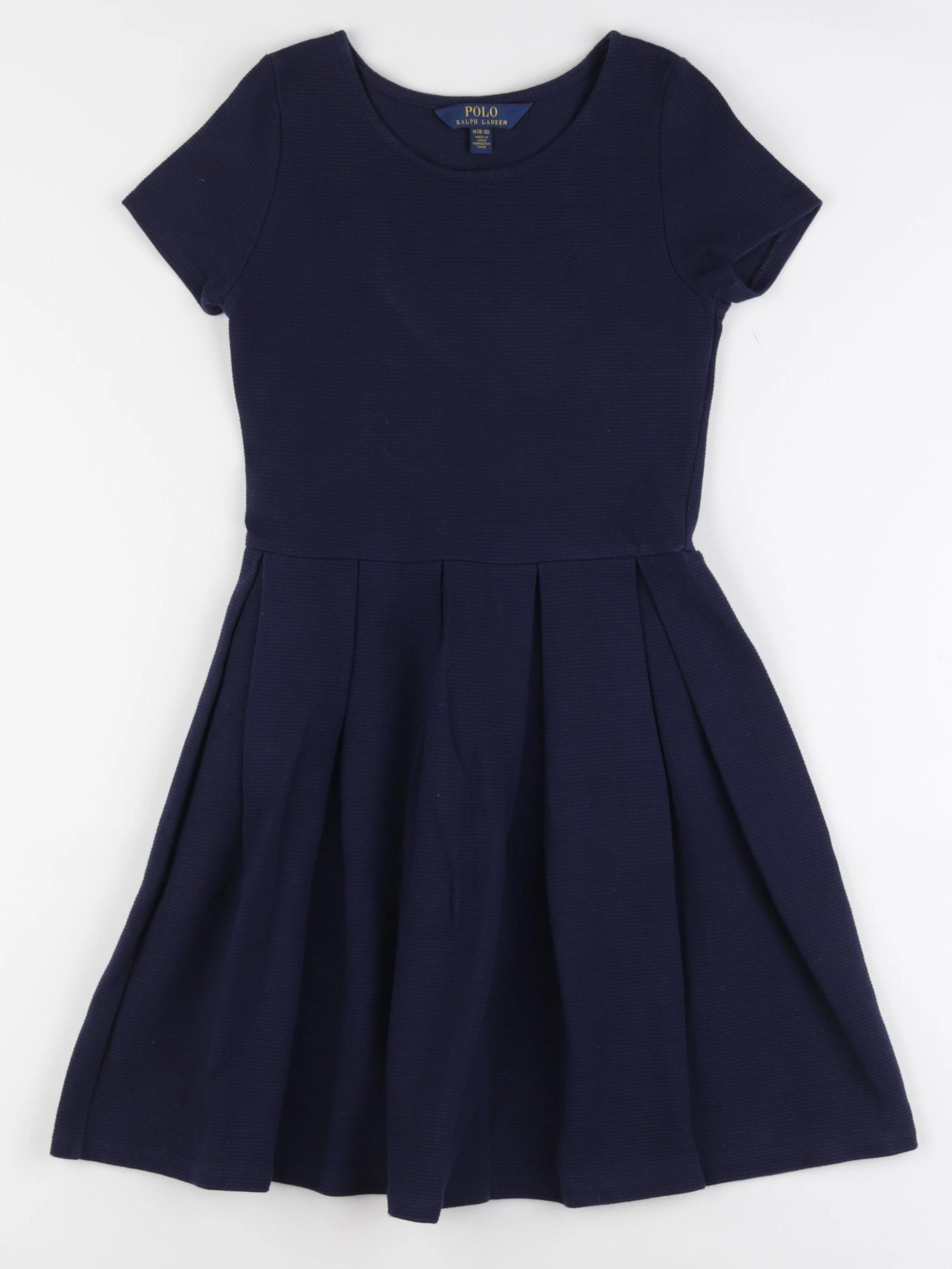 Ralph Lauren - robe bleu - 8/10 ans