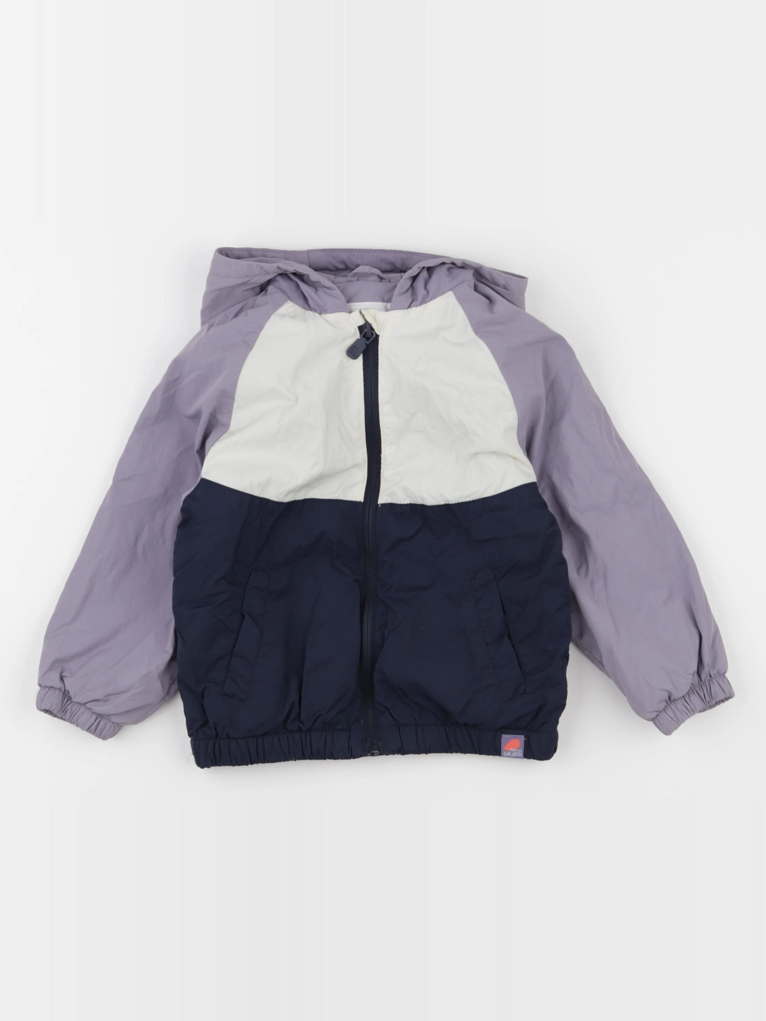 Zara - coupe-vent violet, bleu - 2/3 ans