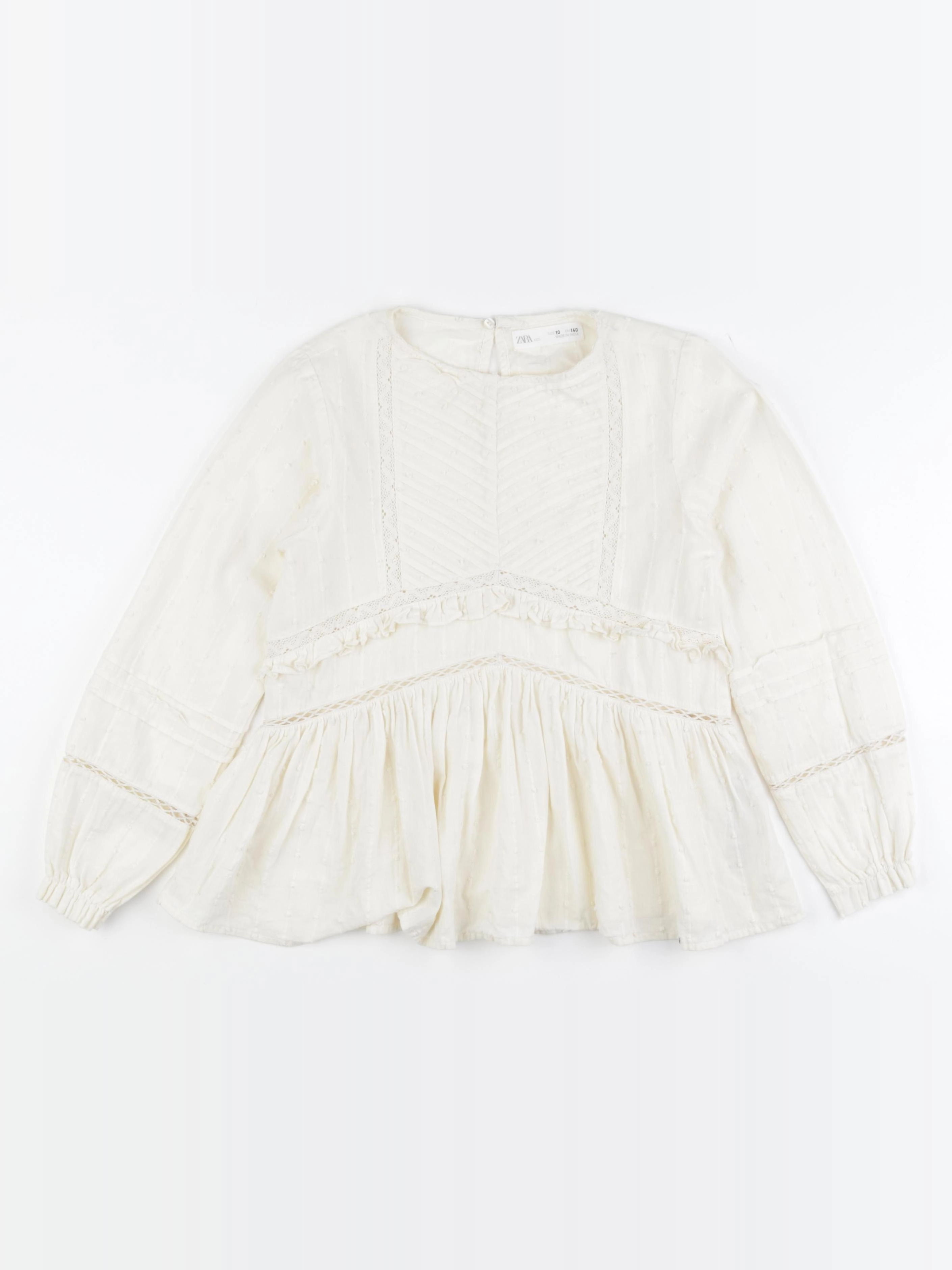 Zara - blouse beige - 10 ans