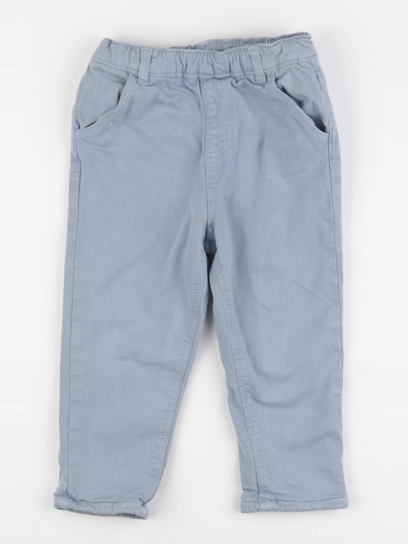 Tape à l'oeil - pantalon doublé bleu - 36 mois