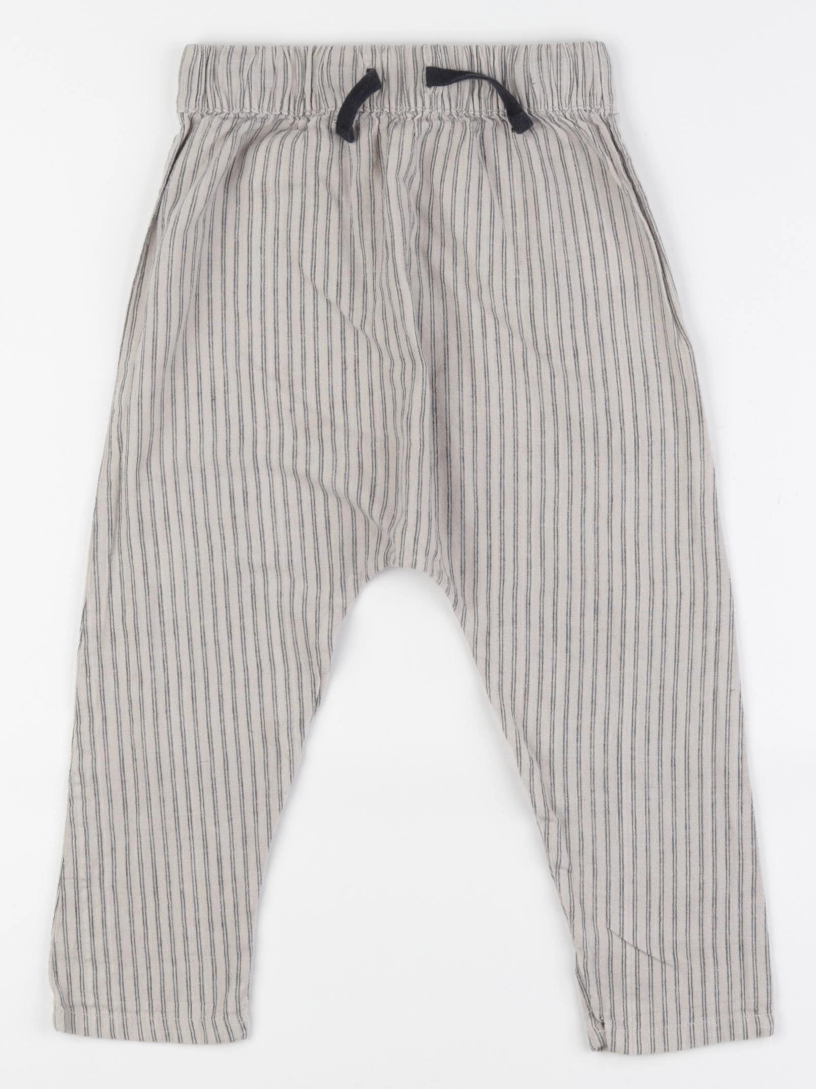 Vertbaudet - sarouel beige, bleu - 36 mois