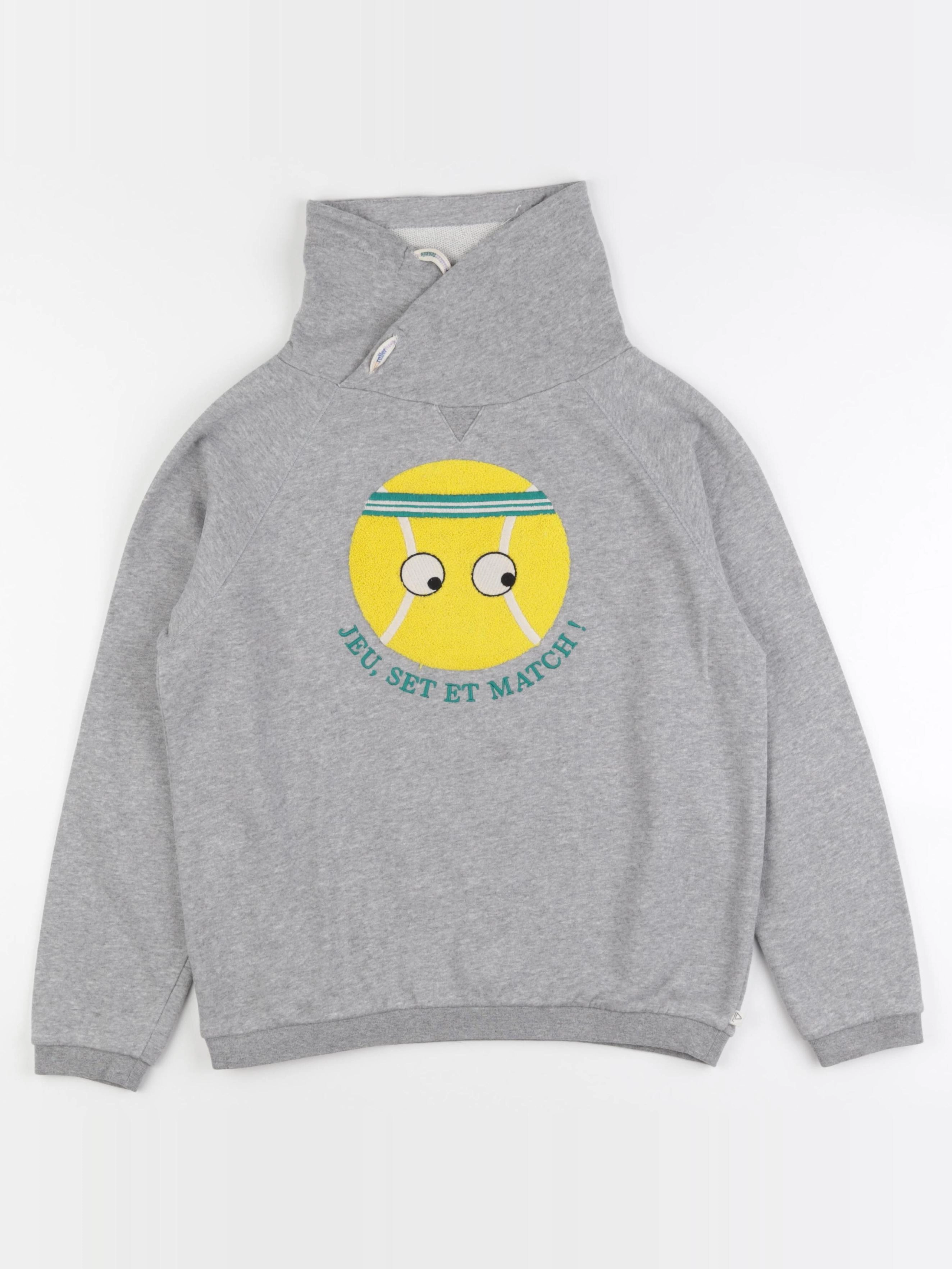 Arsène et les pipelettes - sweat gris - 12 ans