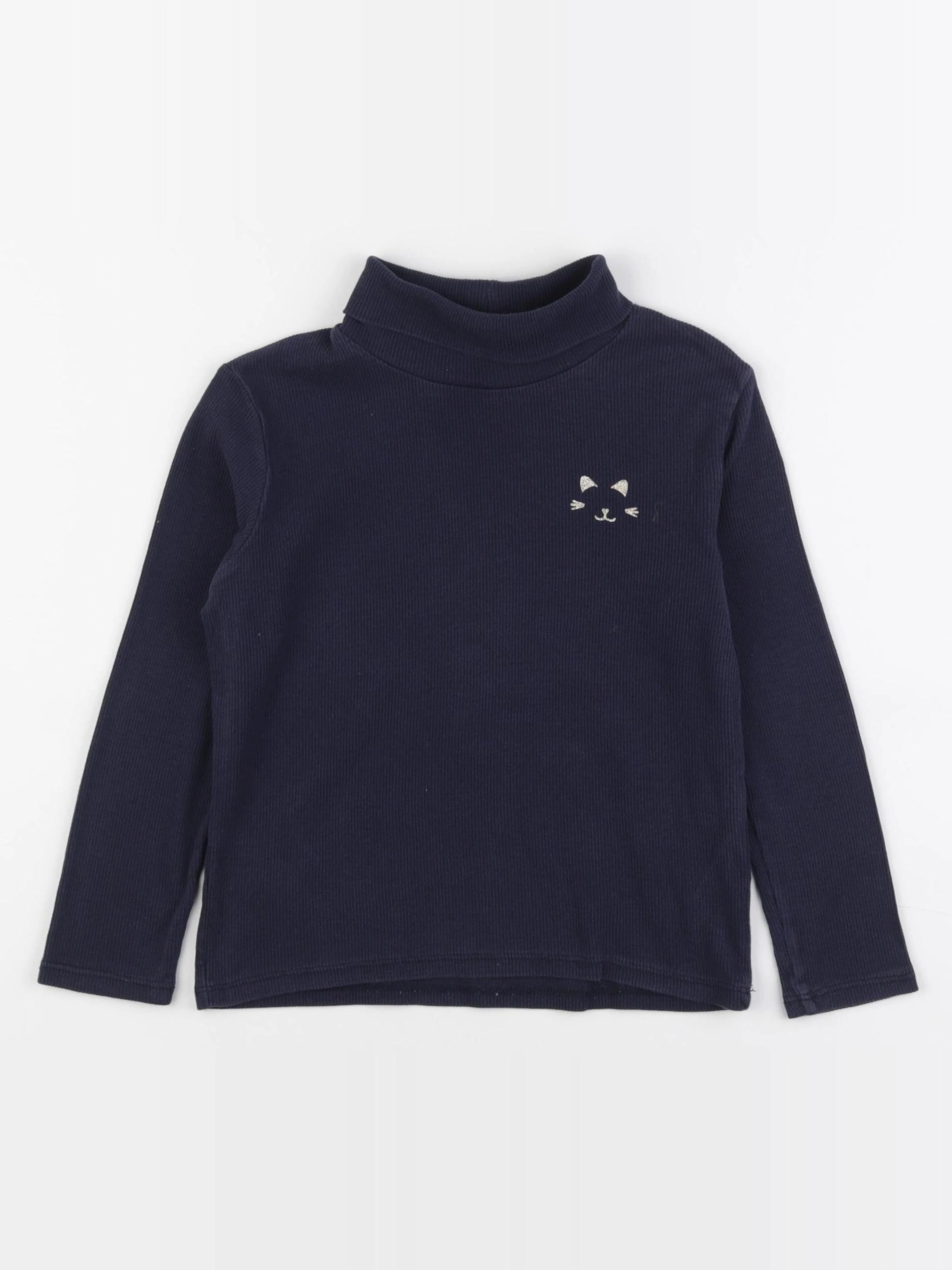 Vertbaudet - sous-pull bleu - 6 ans