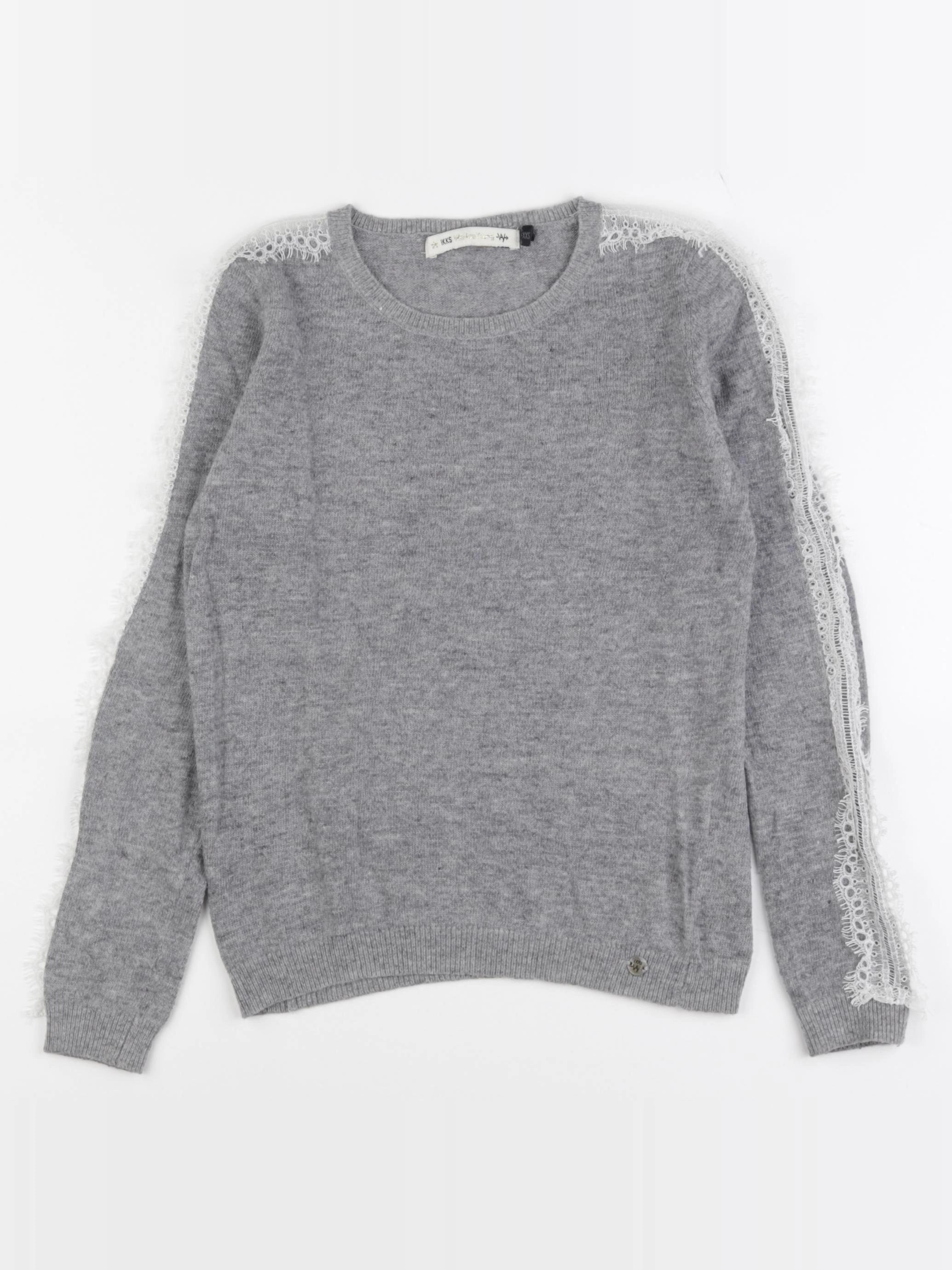 IKKS - pull gris - 10 ans