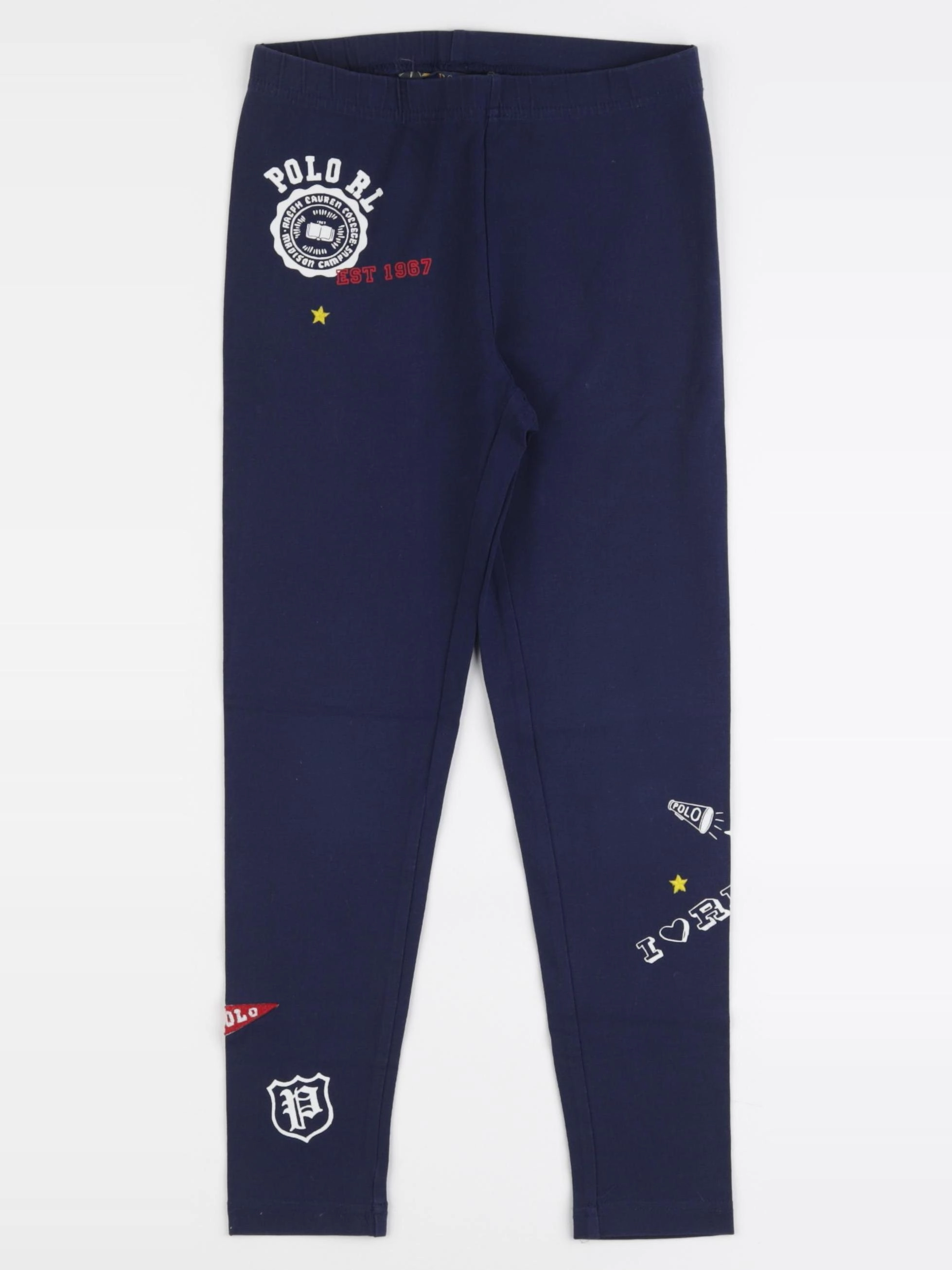 Ralph Lauren - legging bleu - 7 ans